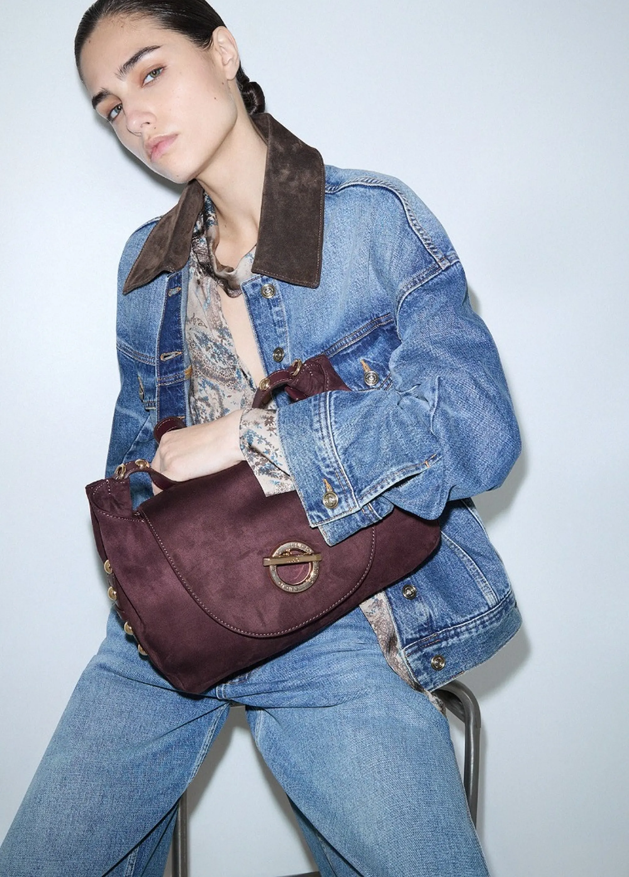 Liujo Accessori Borsa A Mano Media Melanzana Af6113T711A 185386