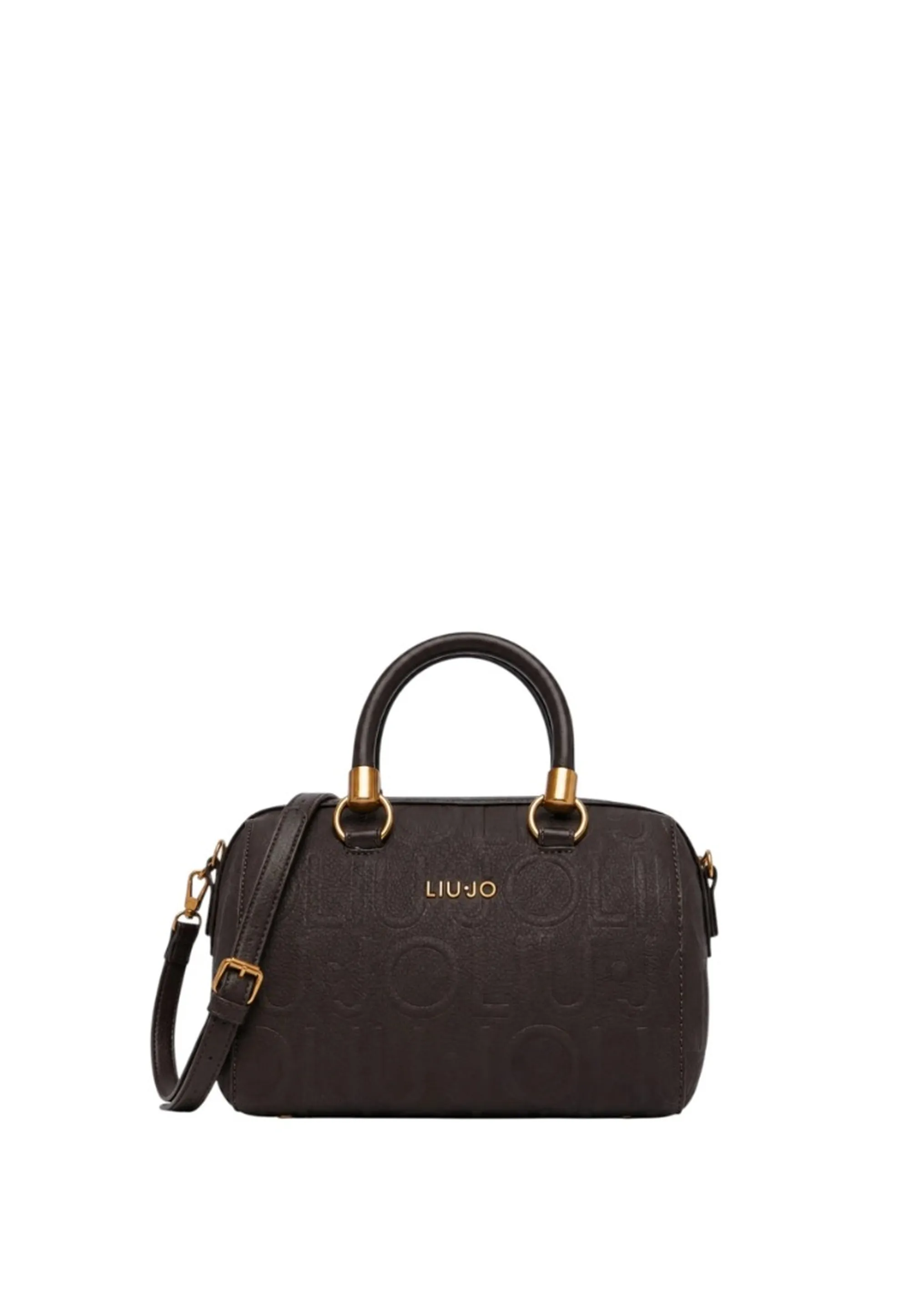 Liujo Accessori Borsa A Mano Piccola Con Logo Marrone Scuro Af6160E1139 185414