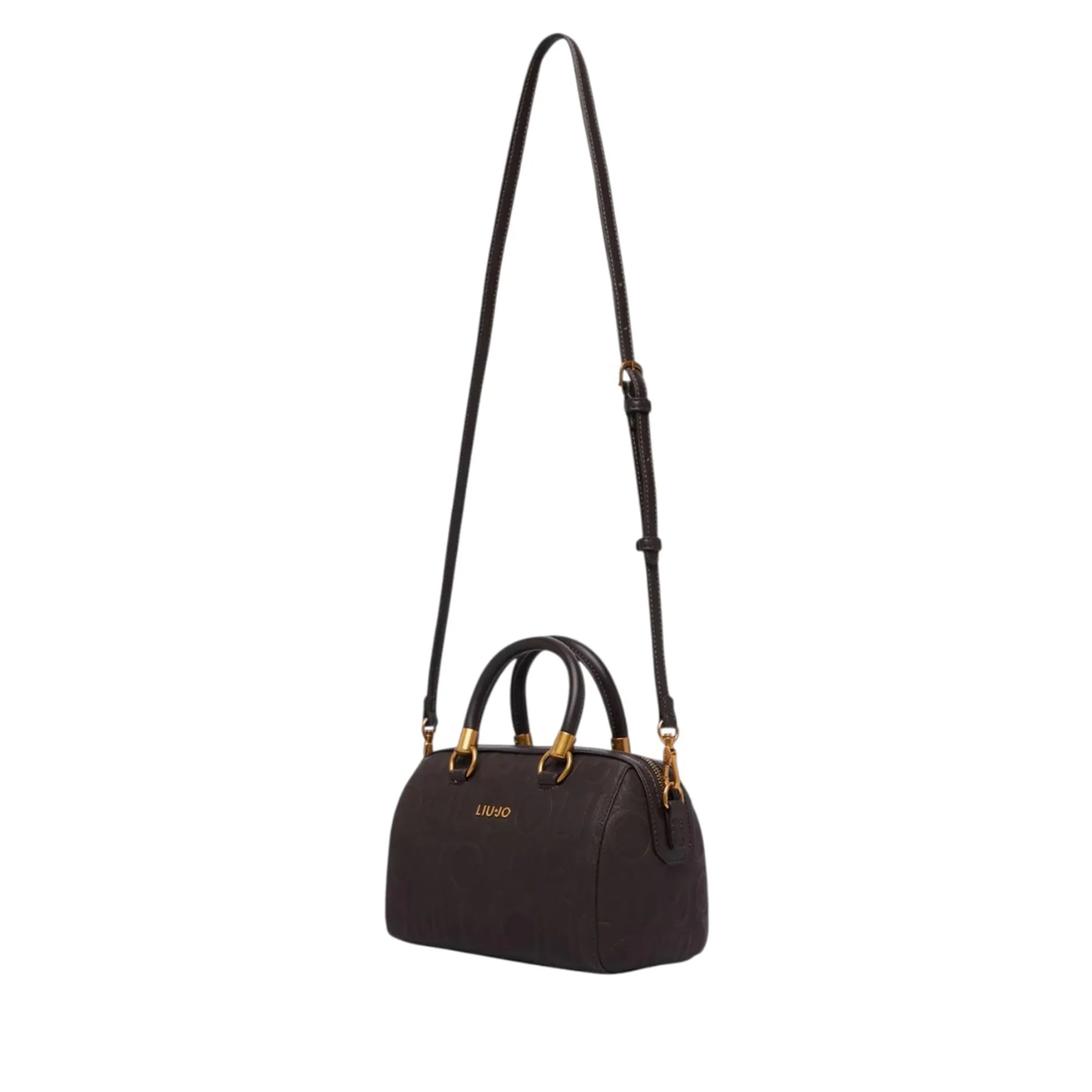 Liujo Accessori Borsa A Mano Piccola Con Logo Marrone Scuro Af6160E1139 185757