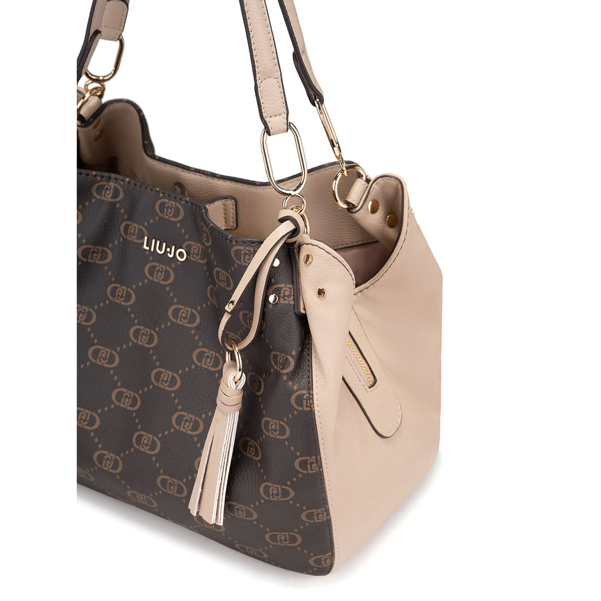 Liujo Accessori B'Large Shoulder Bag' Beige Af5113E0053 156946