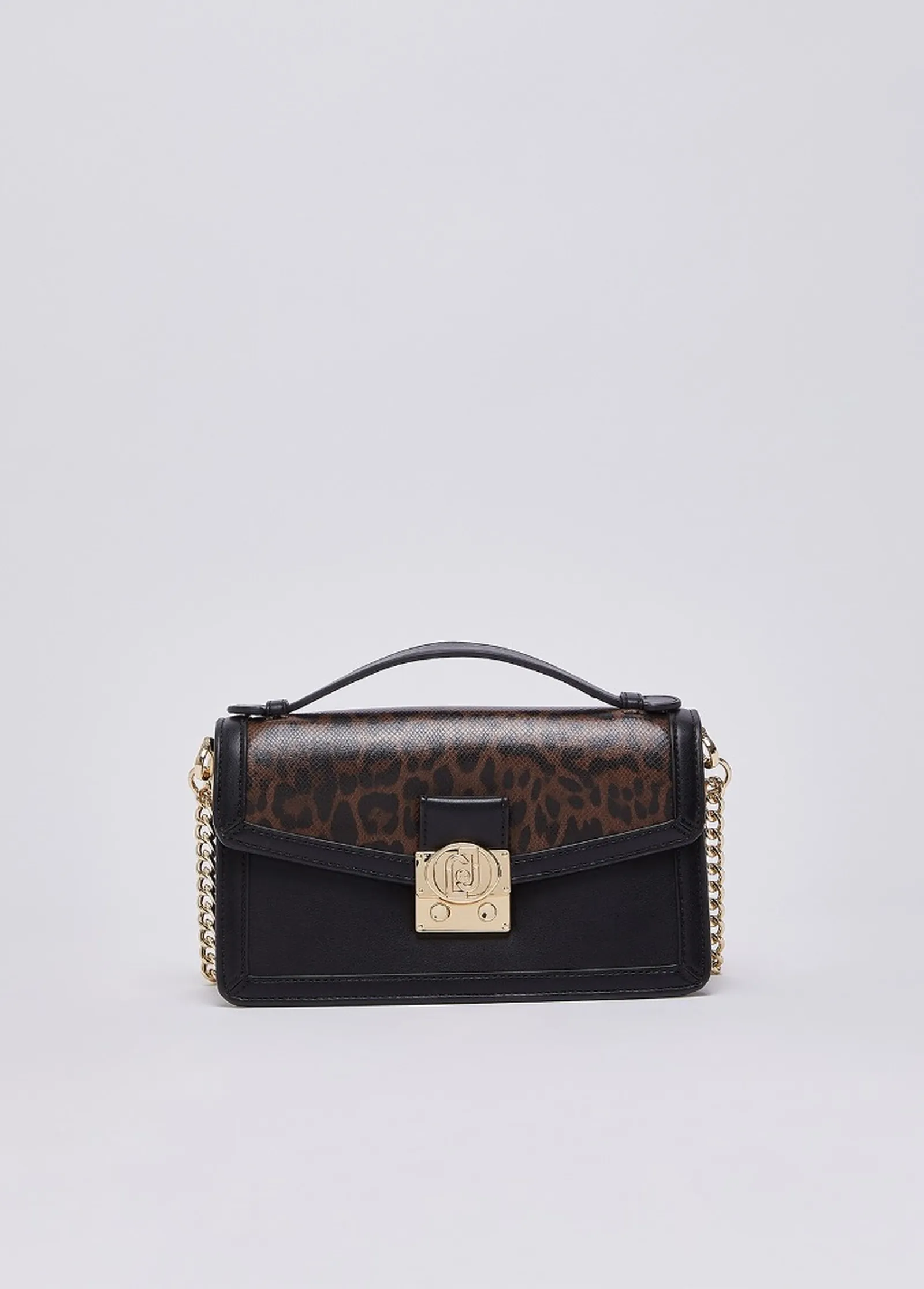 Liujo Accessori Borsa A Tracolla Animalier Nero Af6039E1065 191460