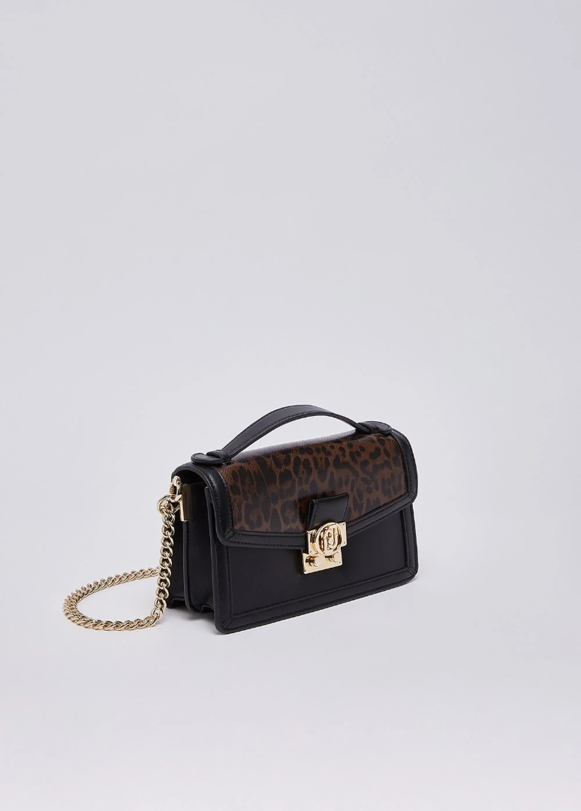 Liujo Accessori Borsa A Tracolla Animalier Nero Af6039E1065 191461