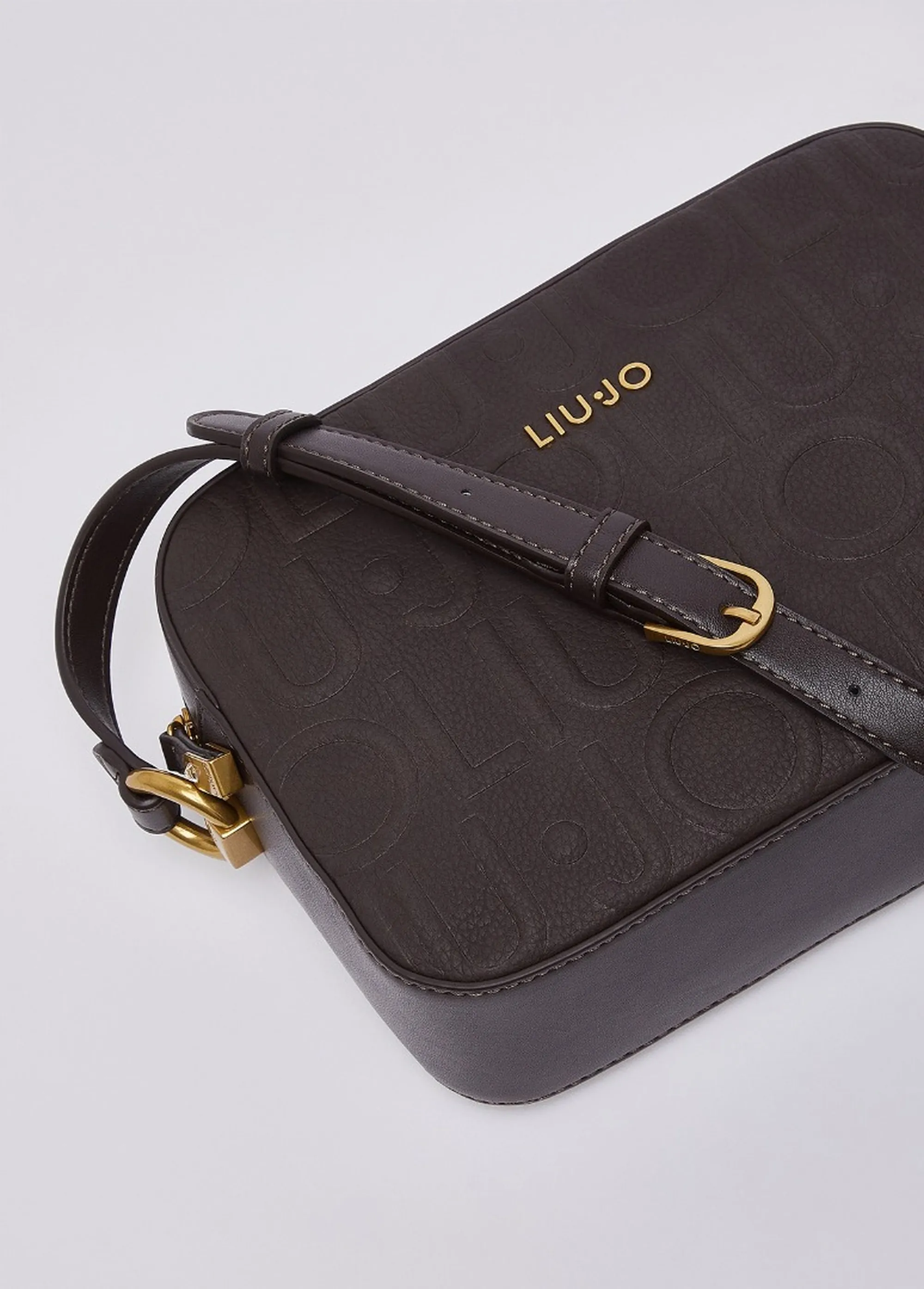 Liujo Accessori B'Medium Logo Shoulder Bag' Dark Brown Af6211E1139 185456