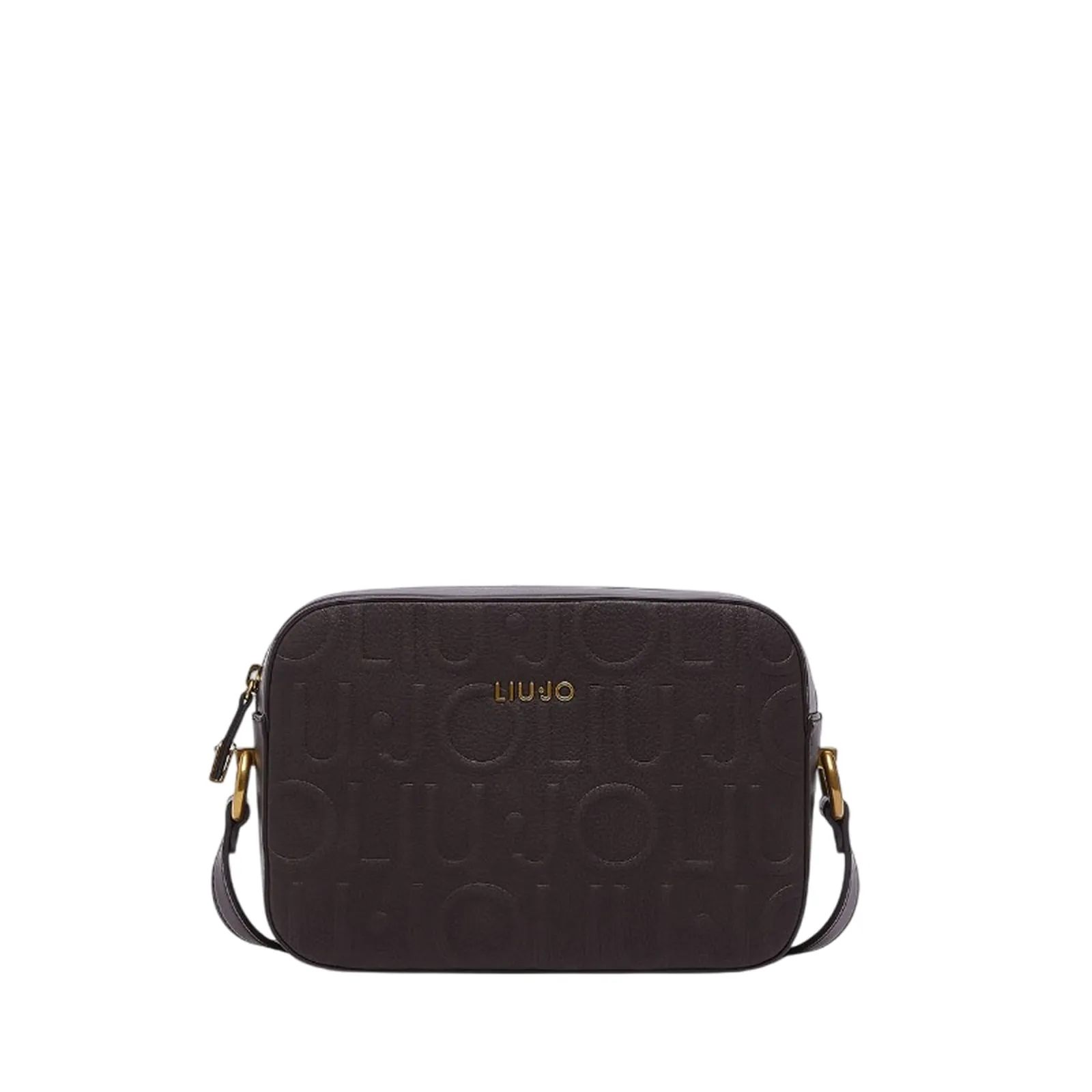 Liujo Accessori Borsa A Tracolla Con Logo Media Marrone Scuro Af6211E1139 185712
