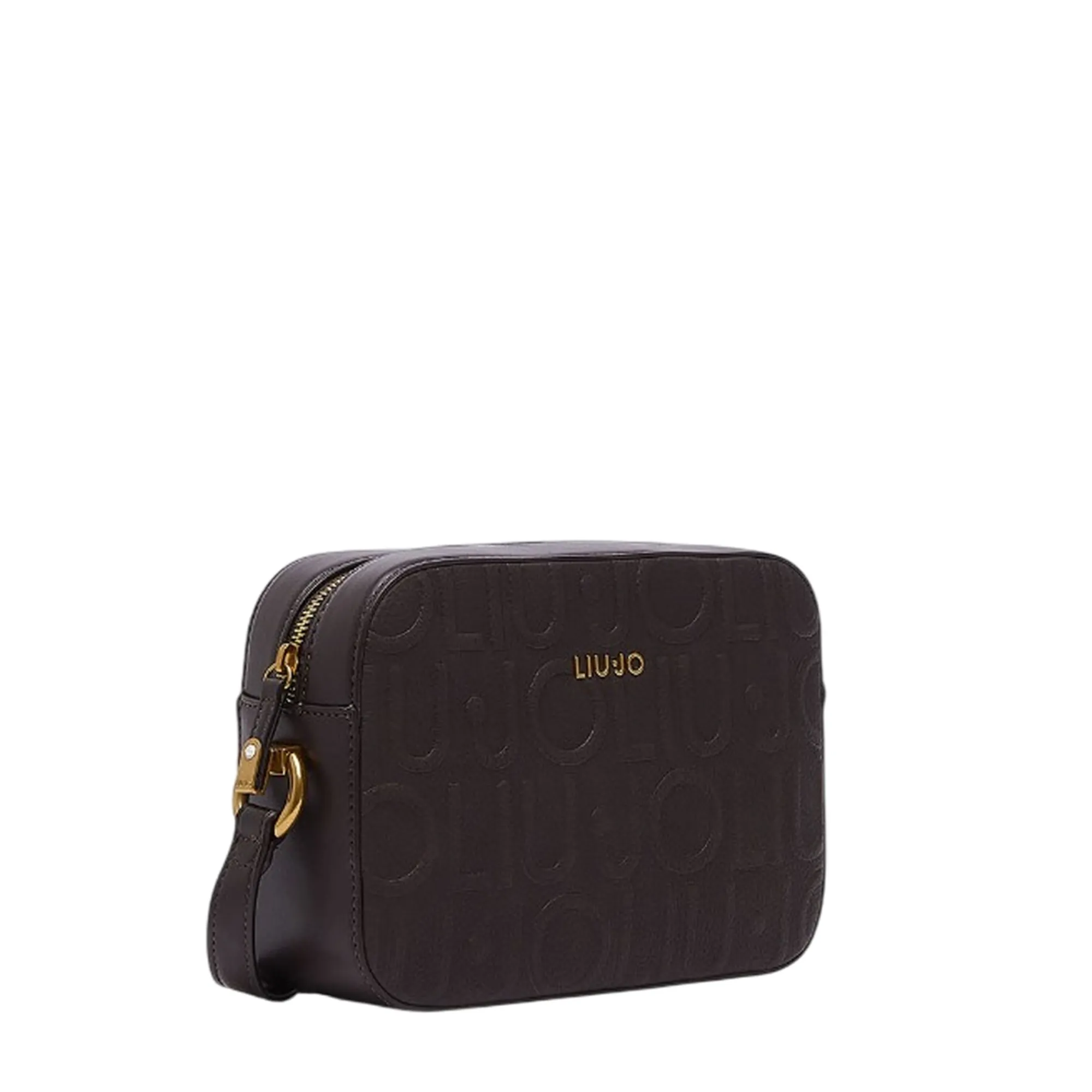 Liujo Accessori Borsa A Tracolla Con Logo Media Marrone Scuro Af6211E1139 185713