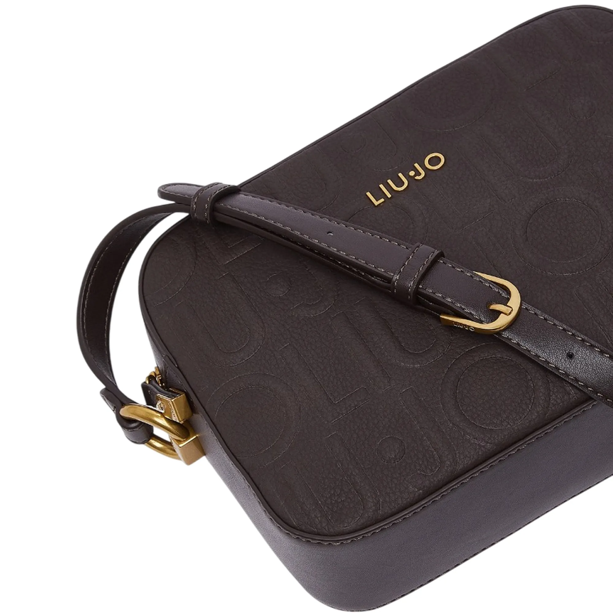 Liujo Accessori Borsa A Tracolla Con Logo Media Marrone Scuro Af6211E1139 185715