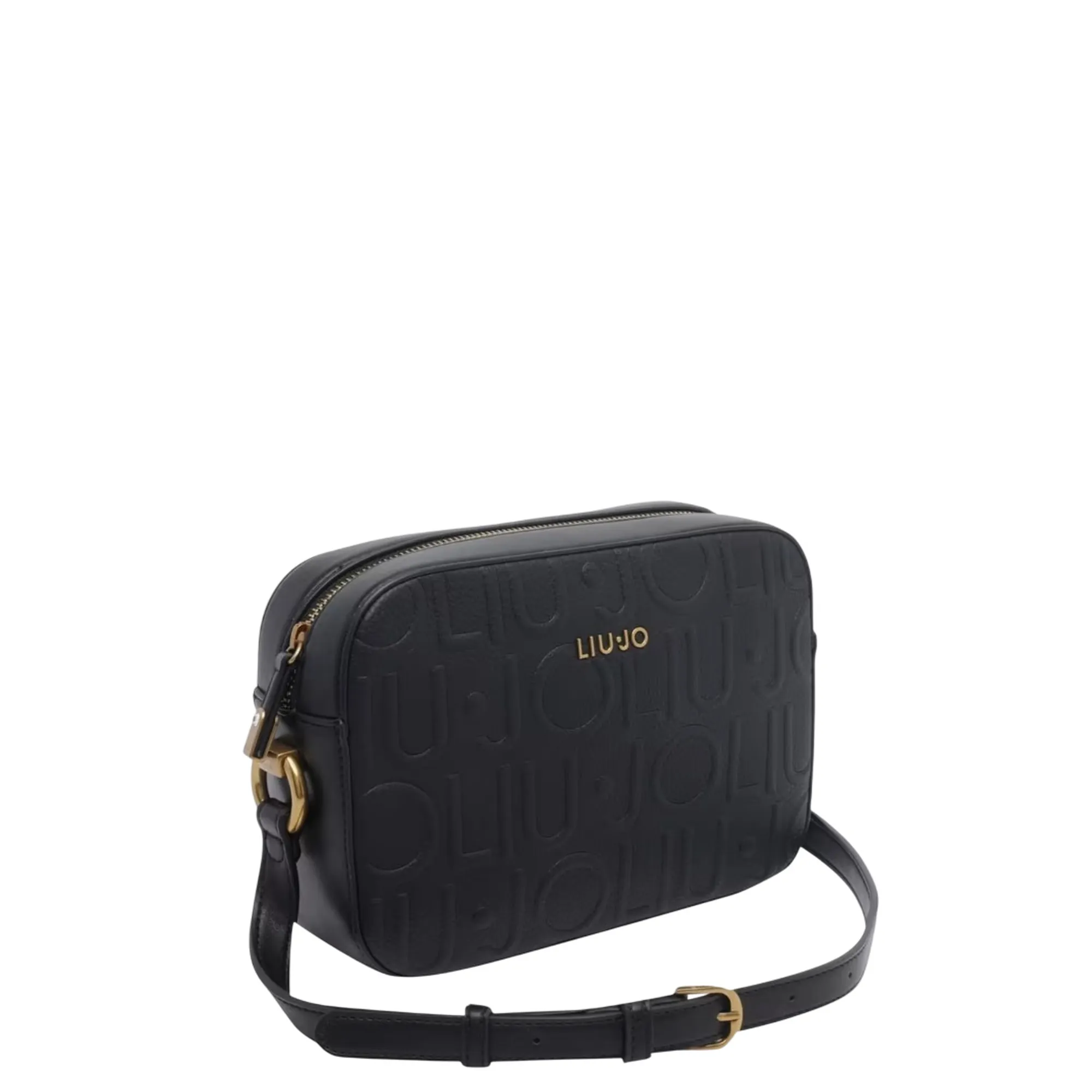Liujo Accessori Borsa A Tracolla Con Logo Media Nero Af6211E1139 185710