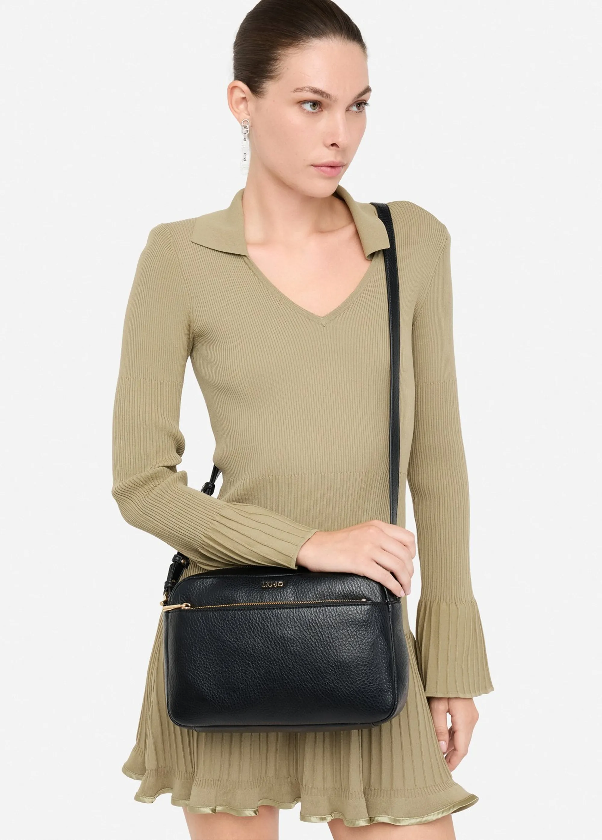 Liujo Accessori Borsa A Tracolla Media Nero Af5204E0027 156084