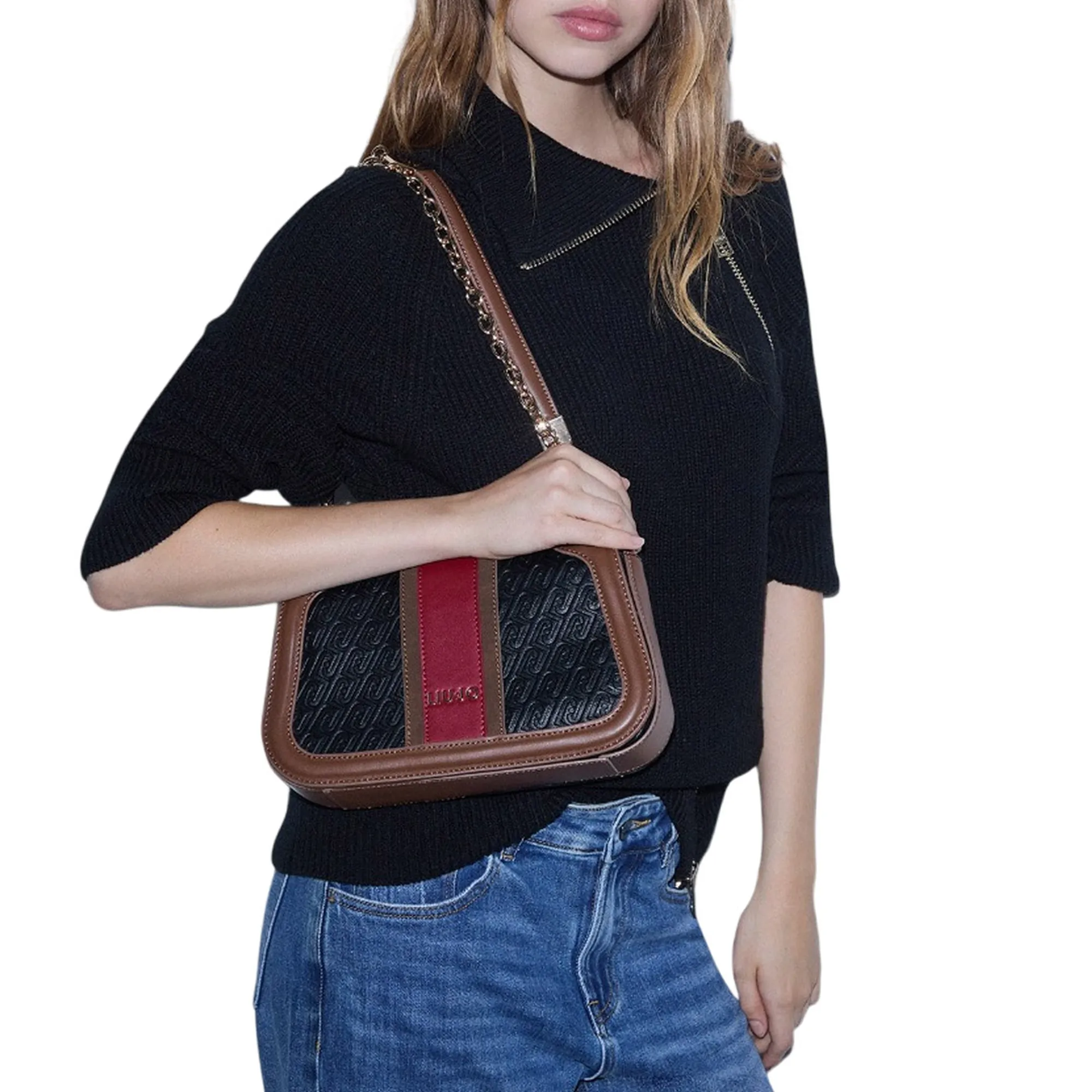 Liujo Accessori Borsa A Tracolla Media Nero Af6108E1141 184859