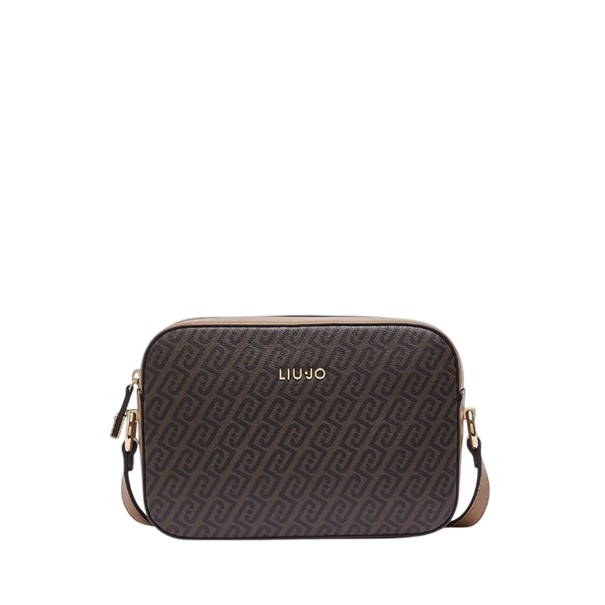 Liujo Accessori Borsa A Tracolla Monogram Media Cuoio Af6211E1137 185724