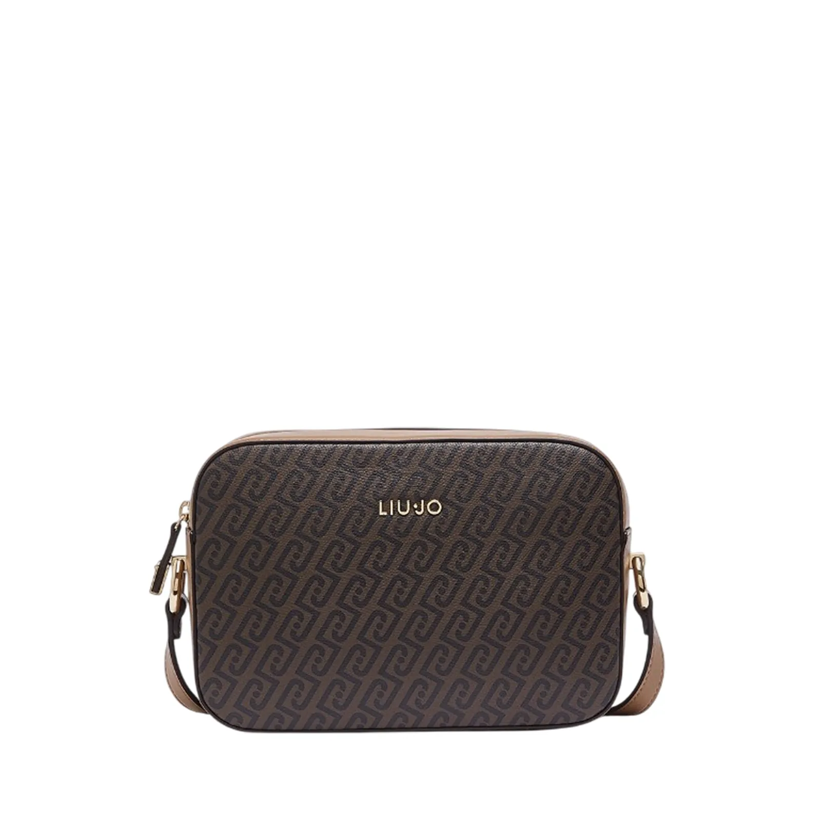Liujo Accessori Borsa A Tracolla Monogram Media Cuoio Af6211E1137 185724