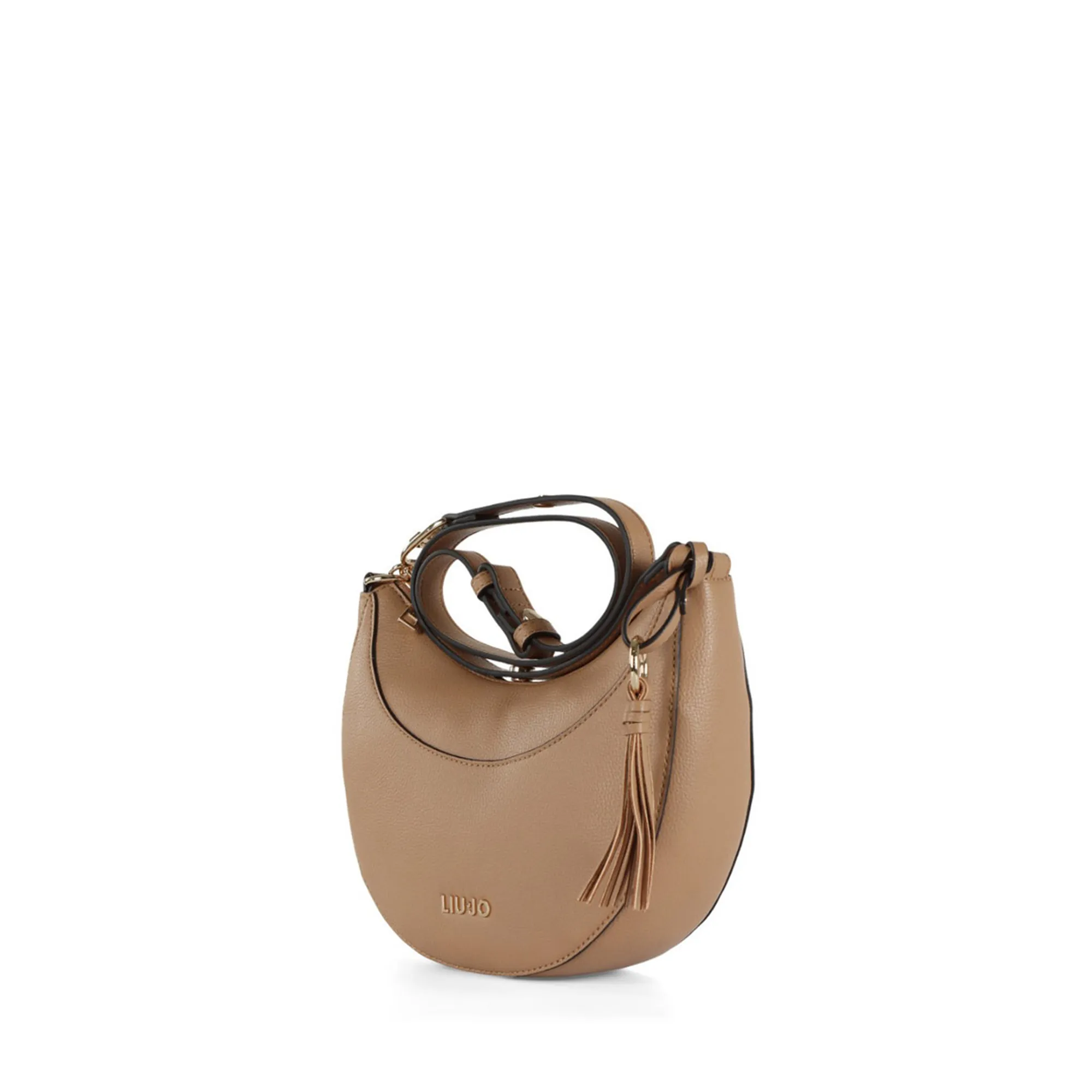 Liujo Accessori Borsa Hobo Media Con Charm Cammello Aa6186E1012 180055