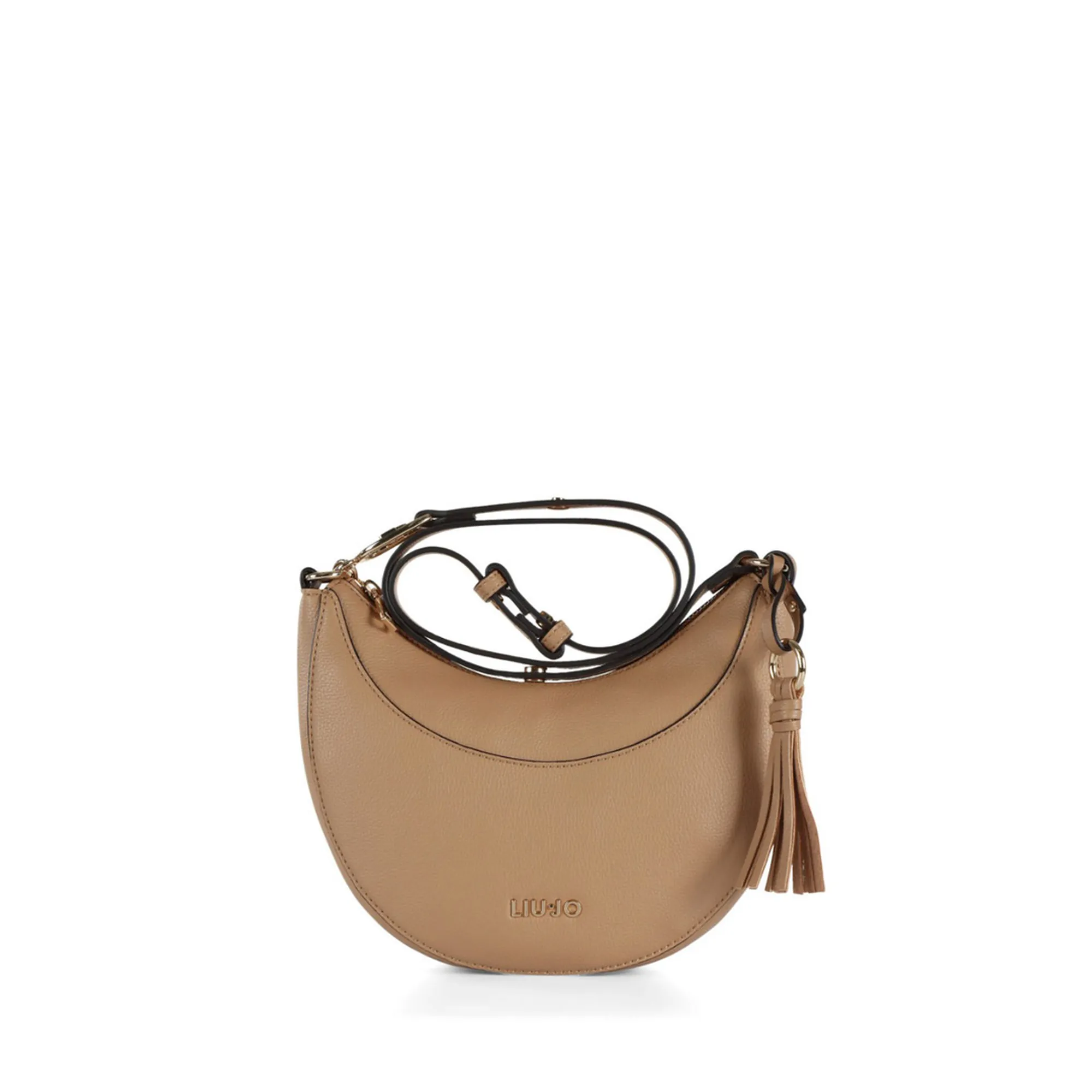 Liujo Accessori Borsa Hobo Media Con Charm Cammello Aa6186E1012 180058