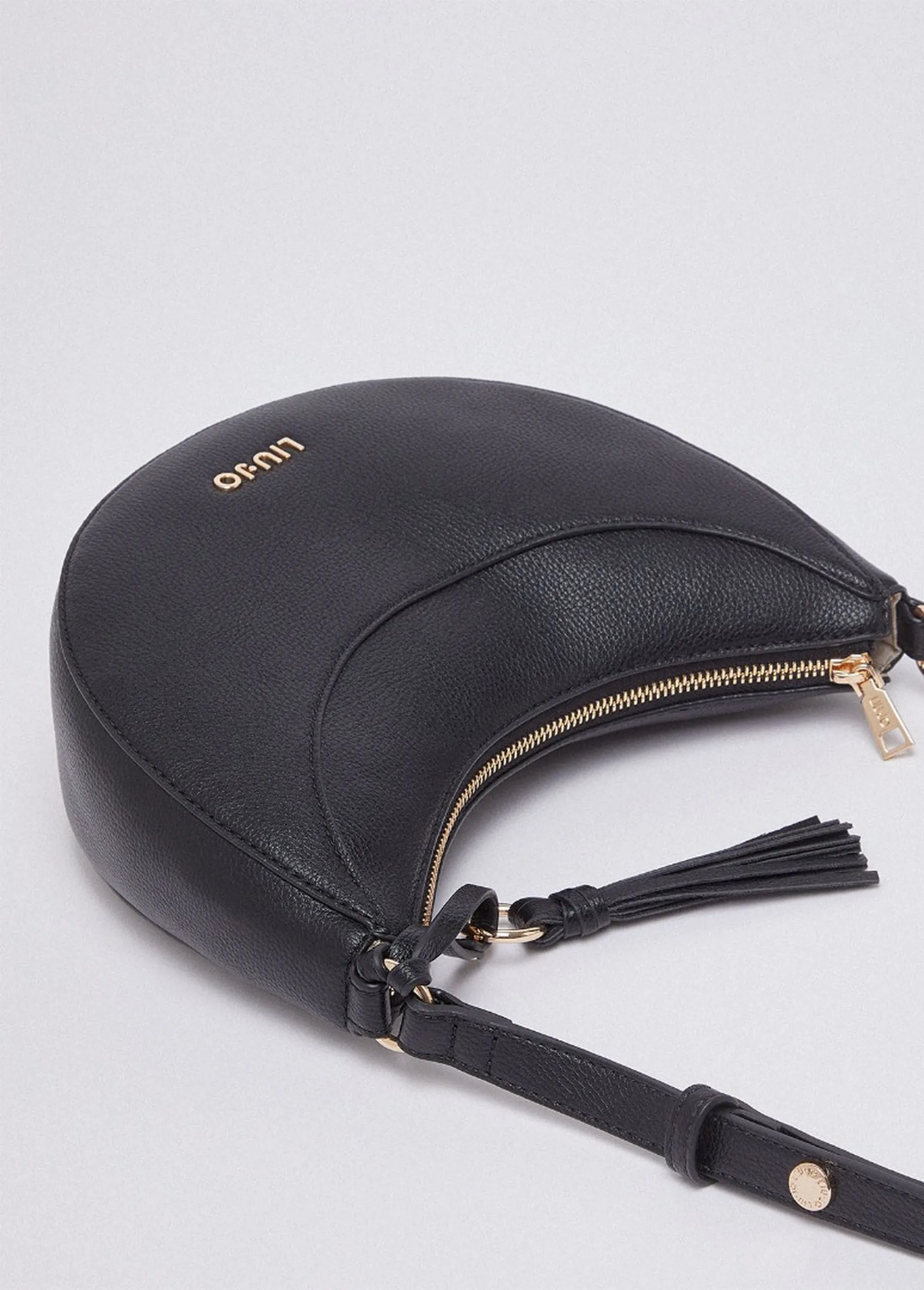 Liujo Accessori Borsa Hobo Media Con Charm Nero Aa6186E1012 173039