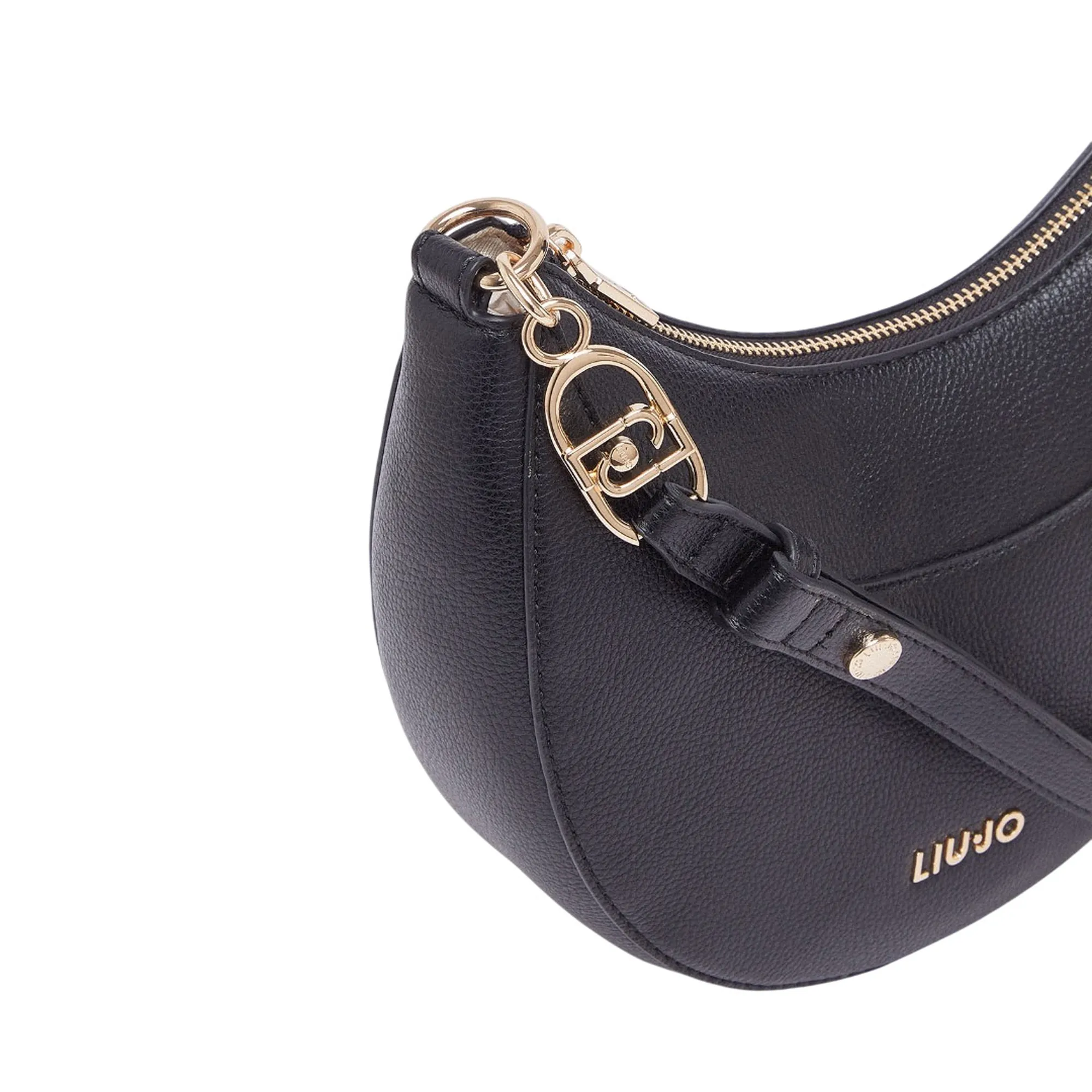 Liujo Accessori Borsa Hobo Media Con Charm Nero Aa6186E1012 180062