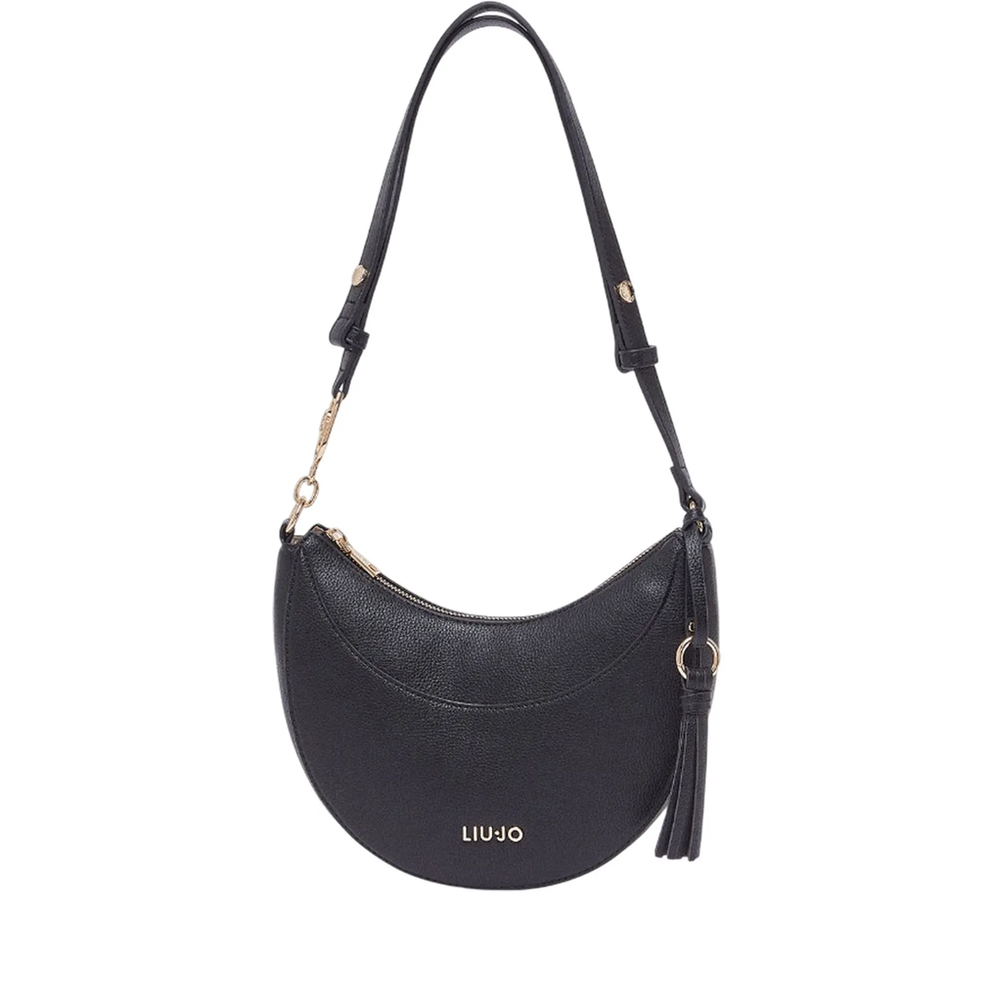 Liujo Accessori Borsa Hobo Media Con Charm Nero Aa6186E1012 180063