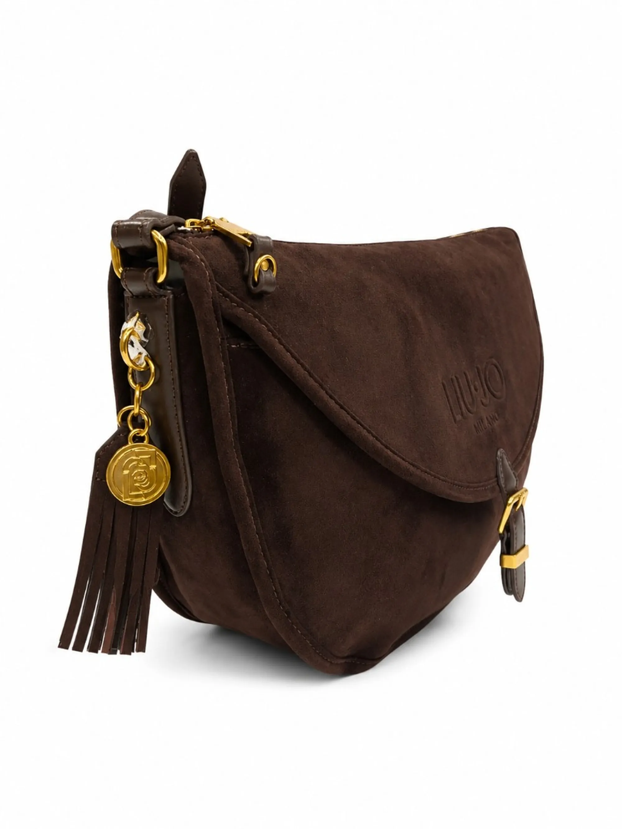 Liujo Accessori Borsa Hobo Scamosciata Cioccolato Af6009T711A 187992