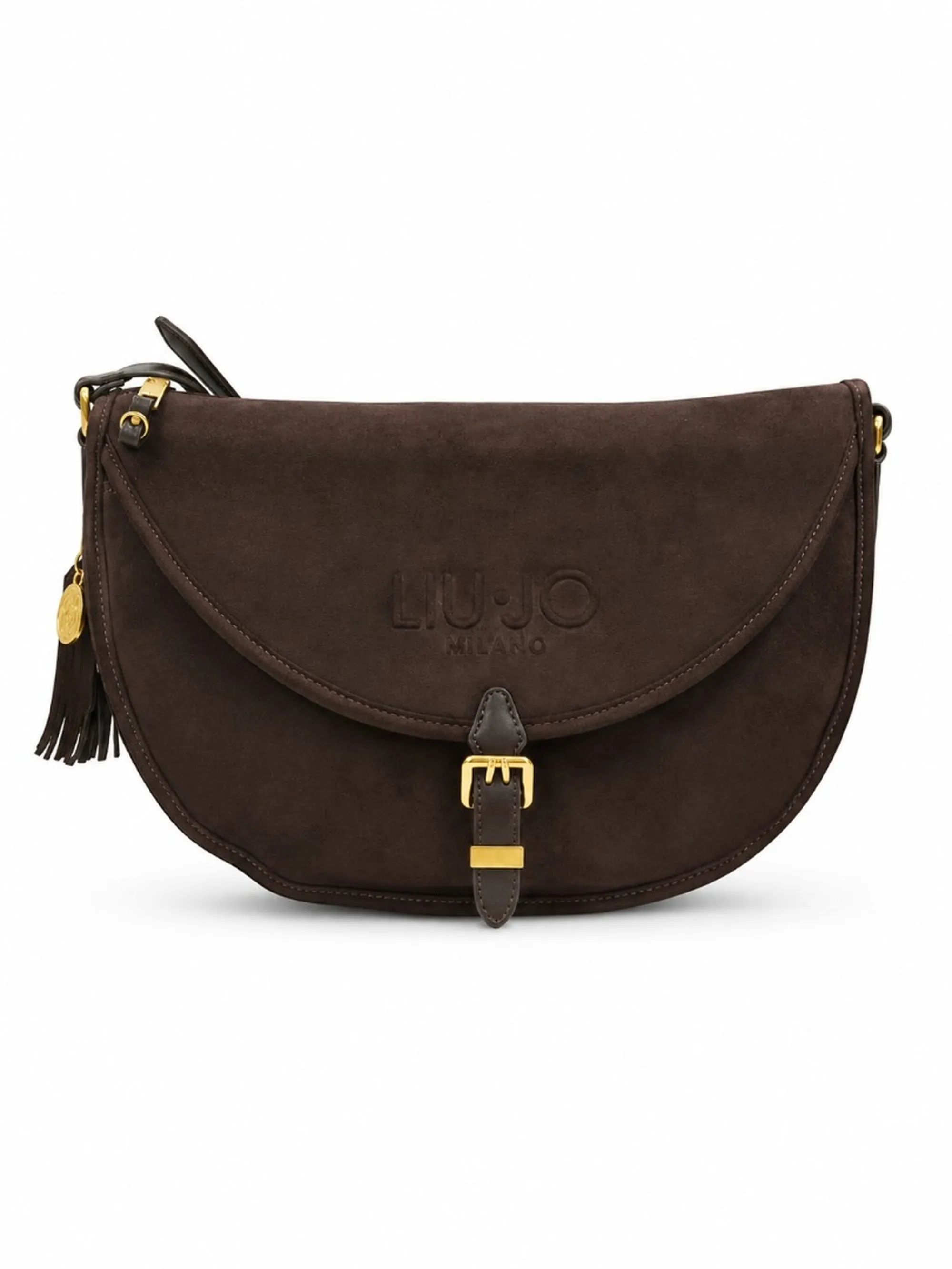 Liujo Accessori Borsa Hobo Scamosciata Cioccolato Af6009T711A 187994