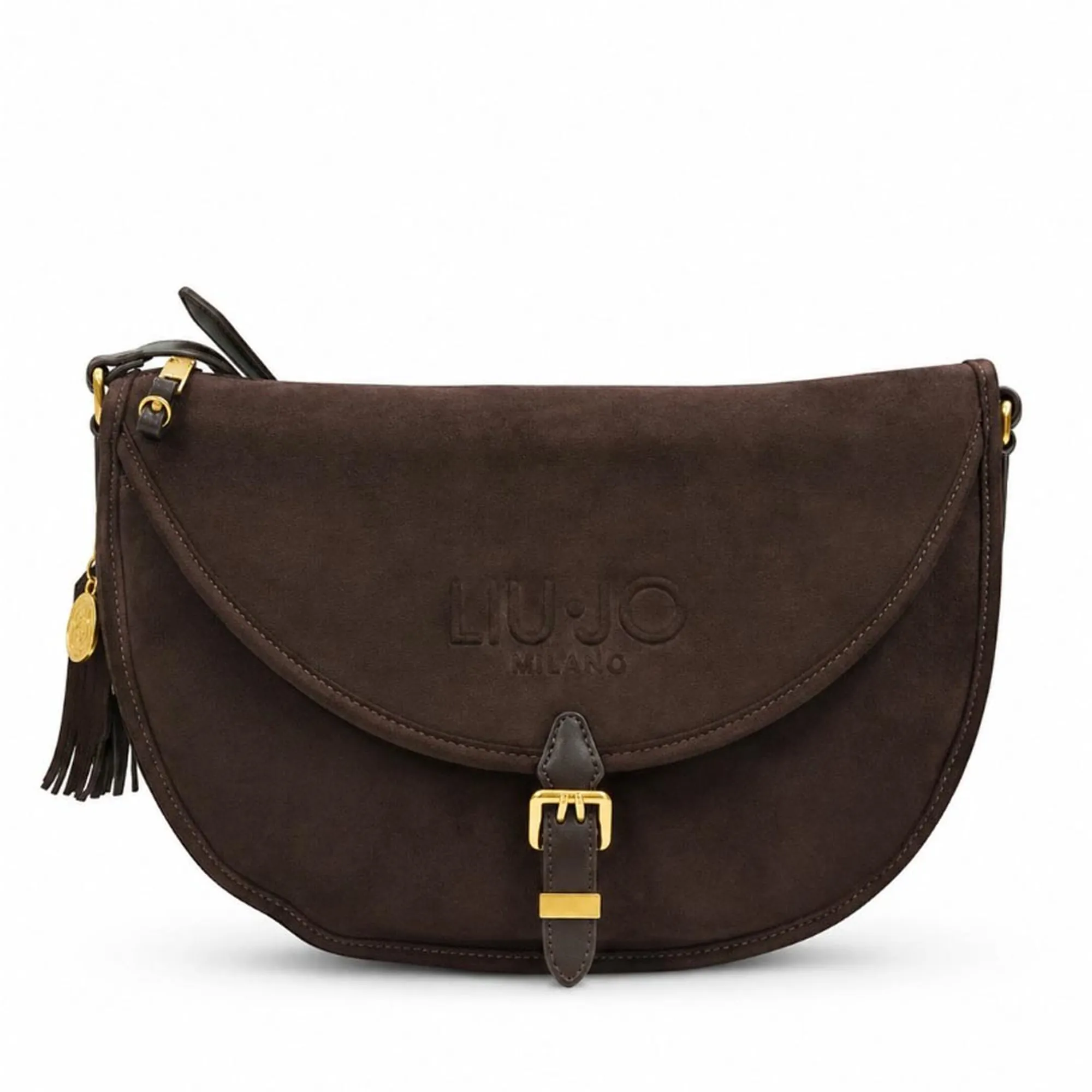 Liujo Accessori Borsa Hobo Scamosciata Cioccolato Af6009T711A 189900