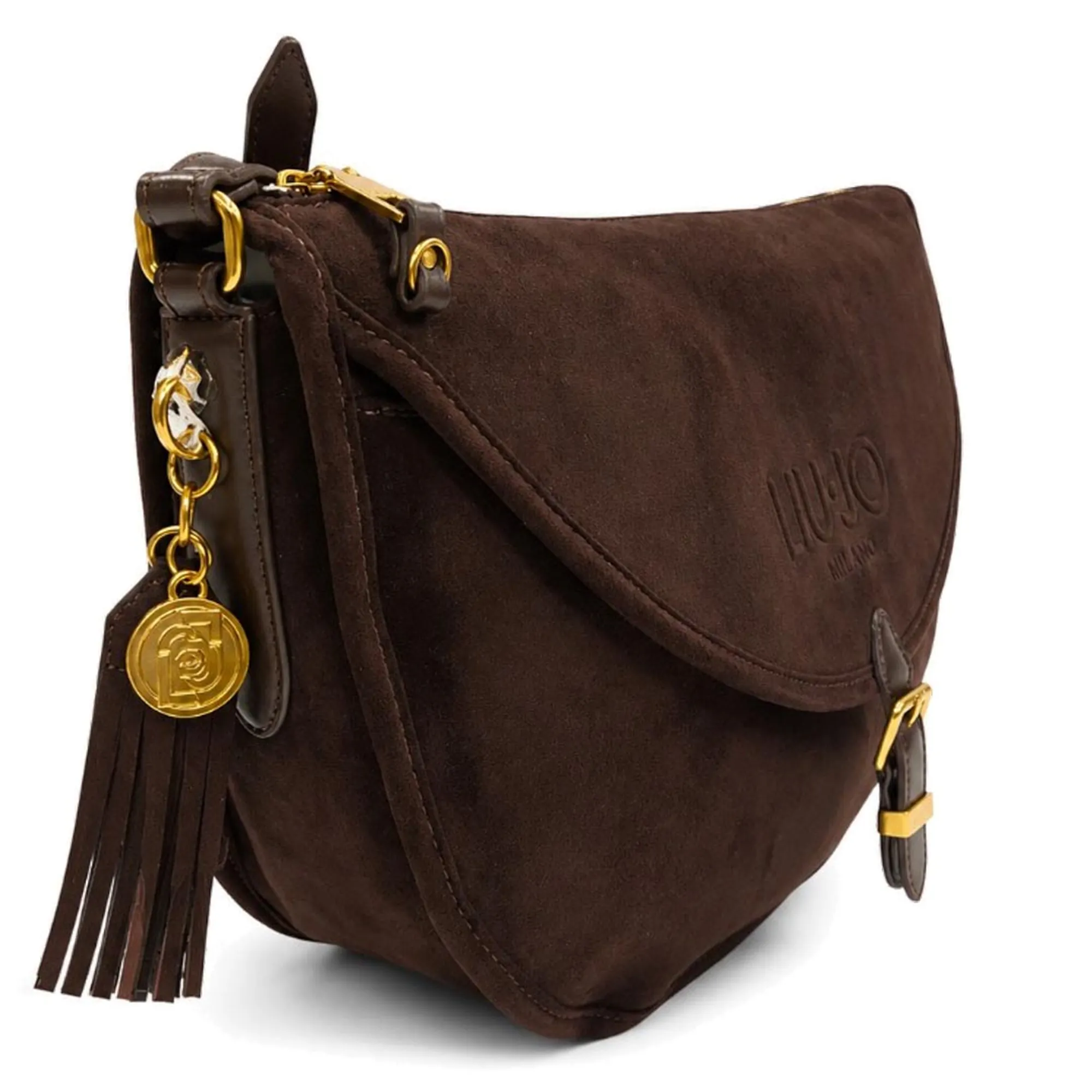 Liujo Accessori Borsa Hobo Scamosciata Cioccolato Af6009T711A 189902
