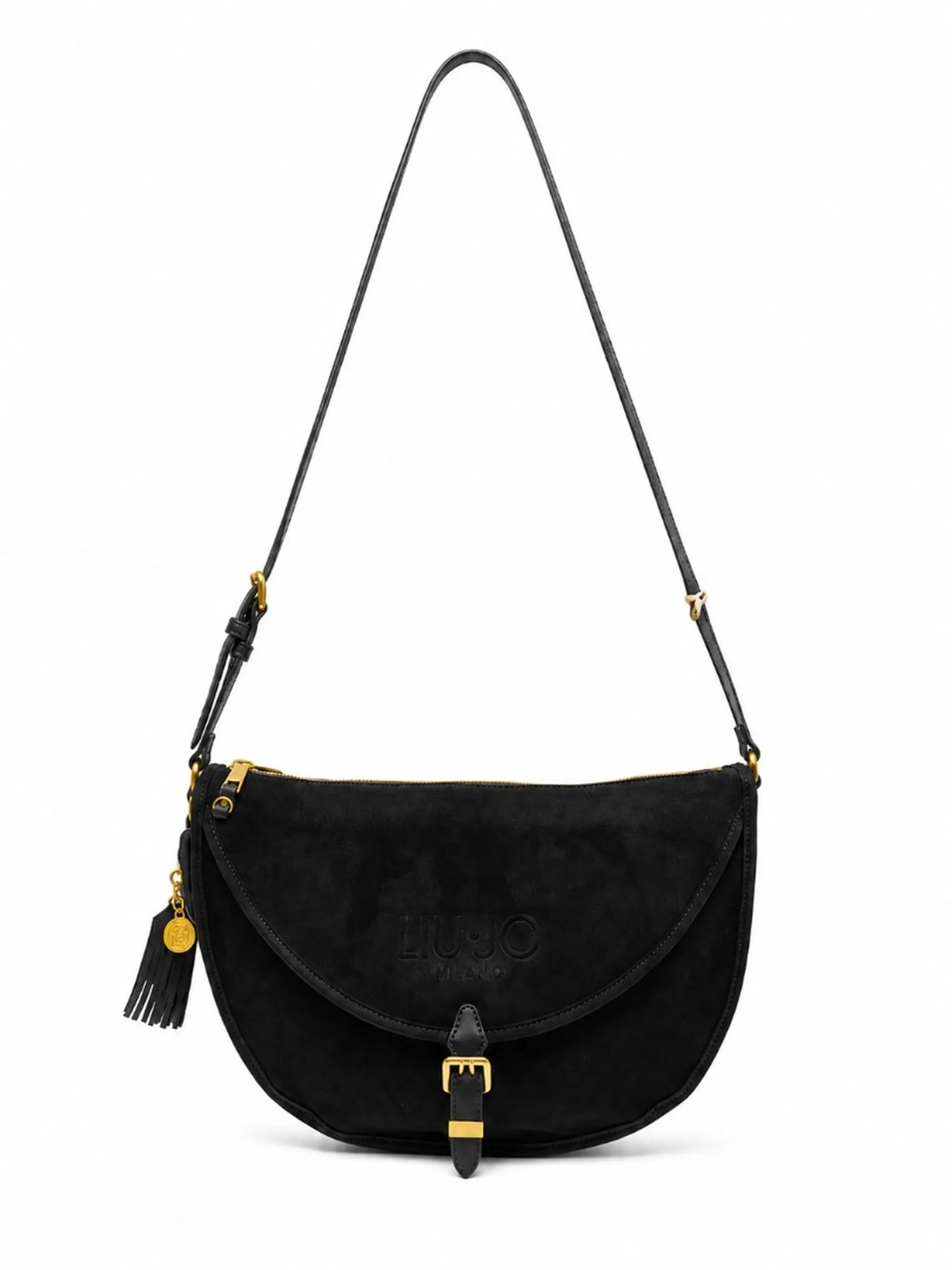 Liujo Accessori Borsa Hobo Scamosciata Nero Af6009T711A 187996