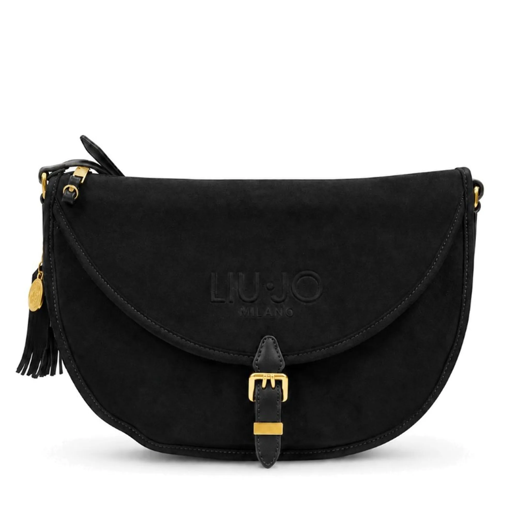 Liujo Accessori Borsa Hobo Scamosciata Nero Af6009T711A 189897