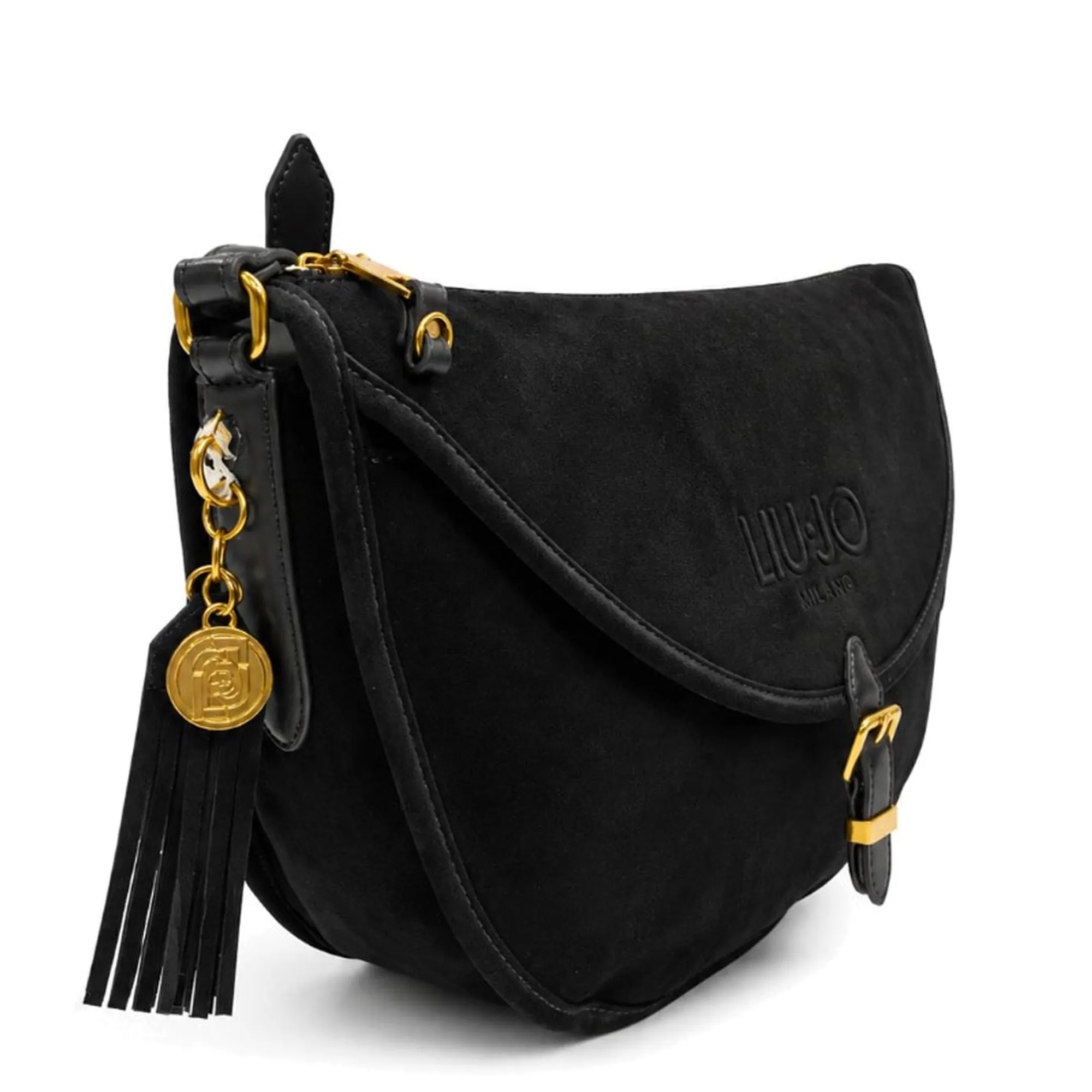 Liujo Accessori Borsa Hobo Scamosciata Nero Af6009T711A 189899