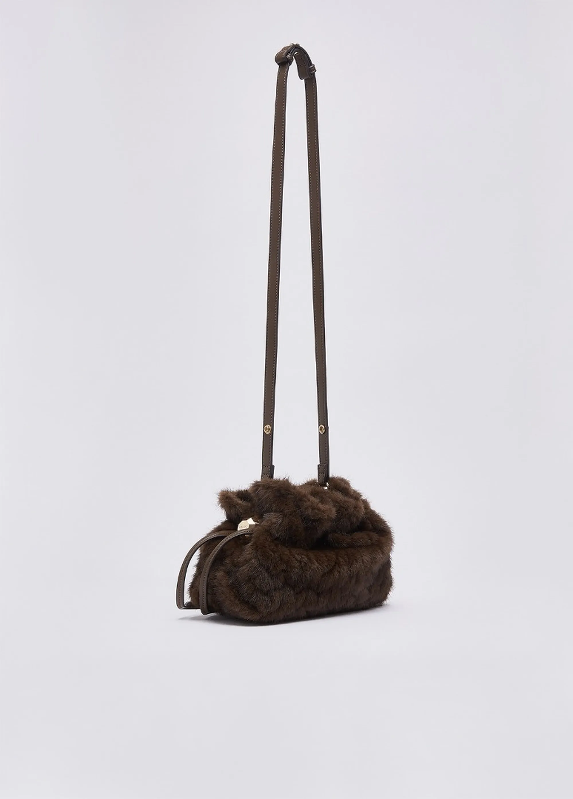 Liujo Accessori Borsa Riccy In Pelliccia Sintetica Marrone Af6099E1168 185370