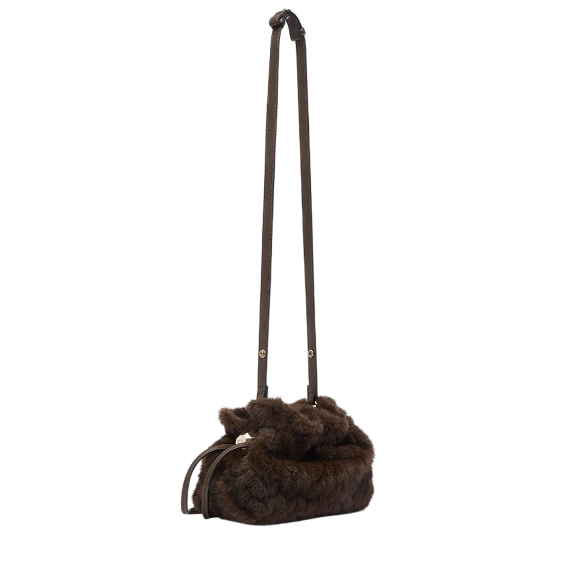 Liujo Accessori Borsa Riccy In Pelliccia Sintetica Marrone Af6099E1168 185794