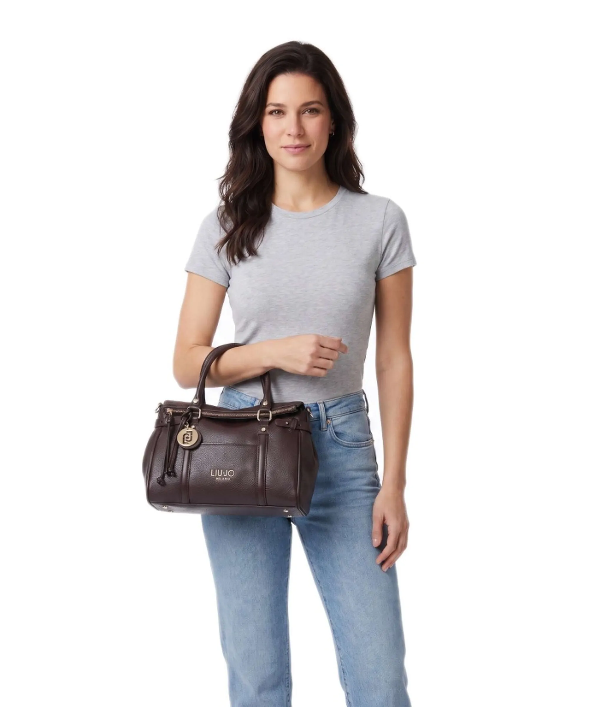 Liujo Accessori Borsa Satchel Melanzana Af6020E1109 191430
