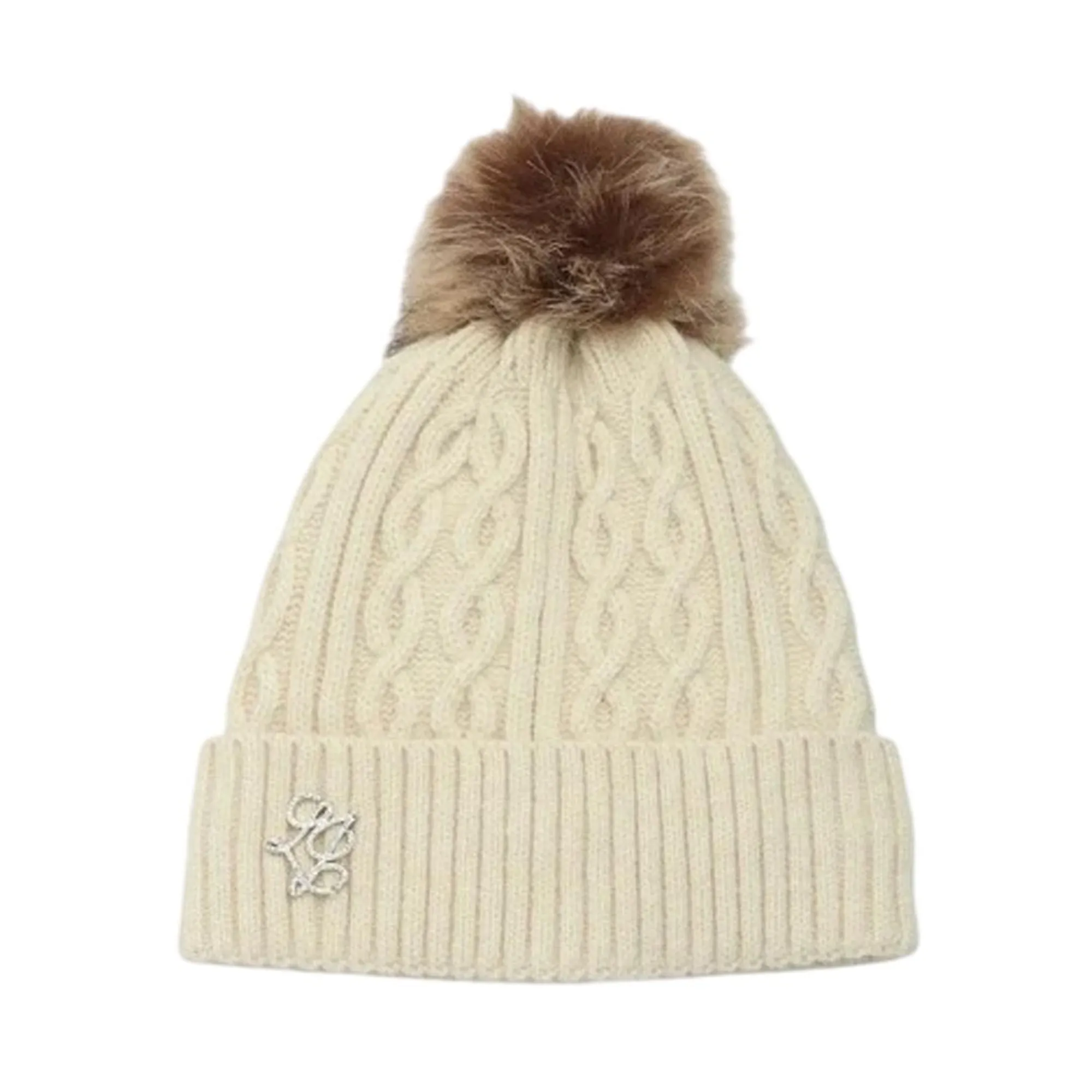 Liujo Accessori Cappello In Maglia Con Ponpon Burro 2F6008Ma33S 189670