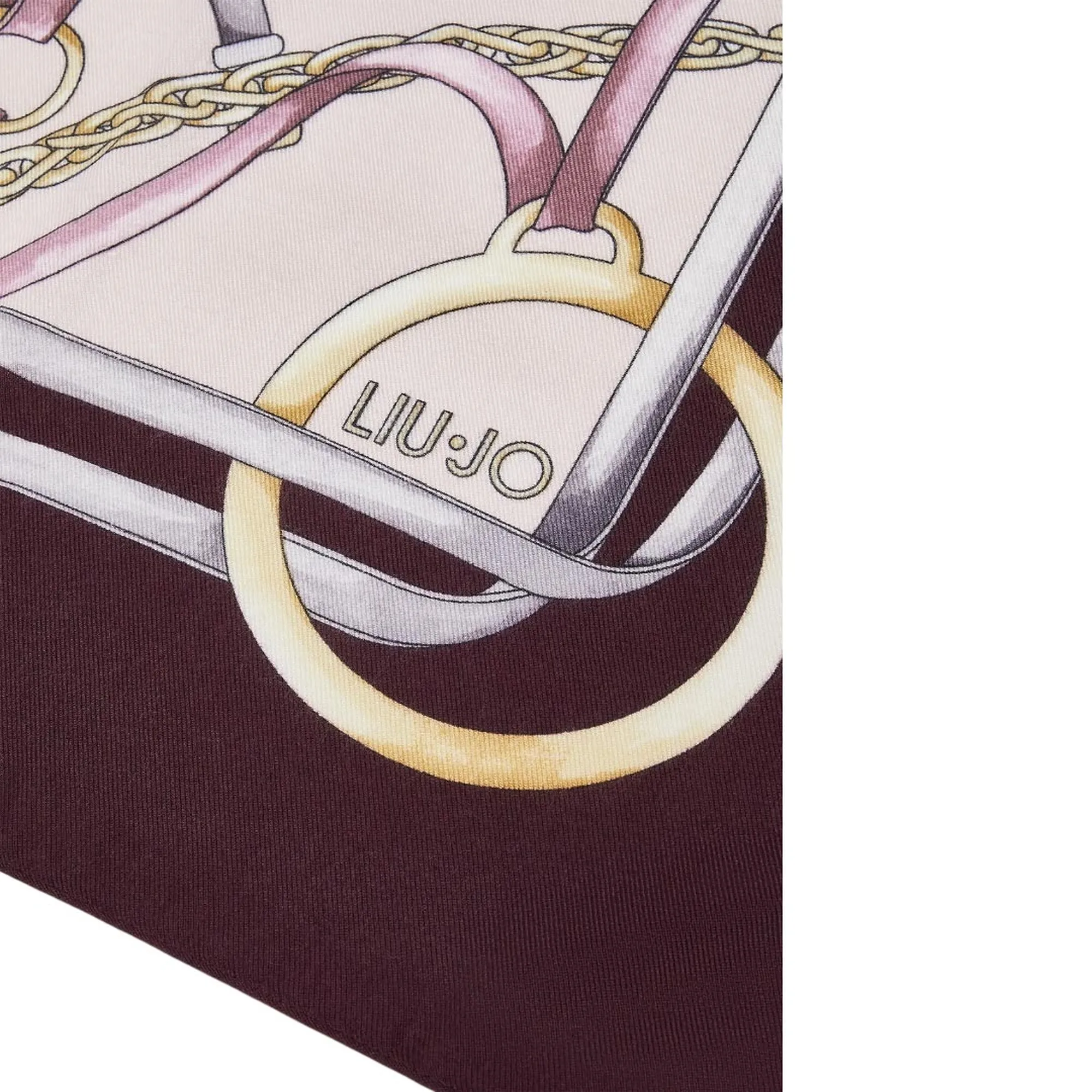 Liujo Accessori Foulard Grande Con Stampa Bordeaux 2F6074T2745 194784