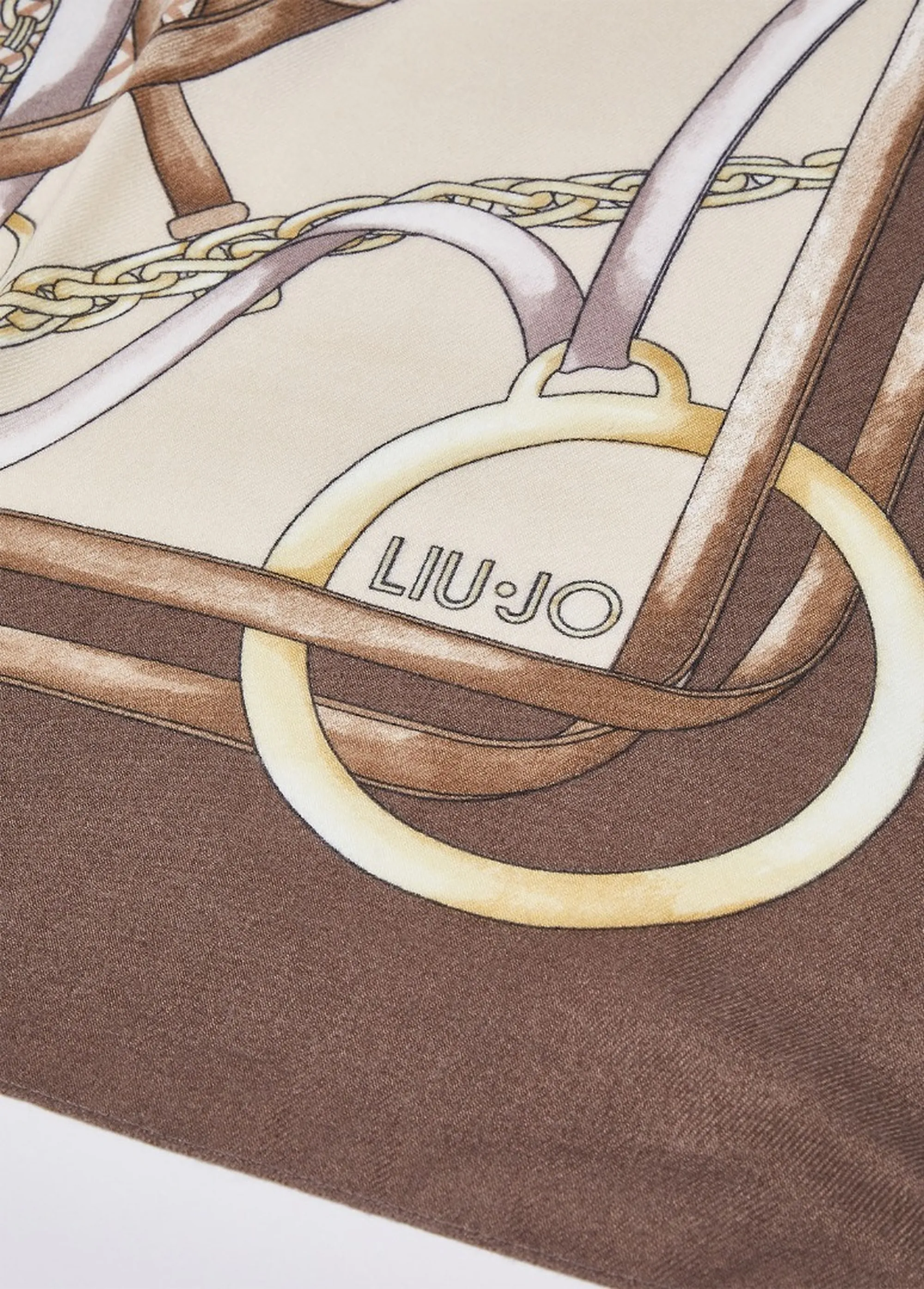 Liujo Accessori B'Large Printed Scarf' Brown 2F6074T2745 188720