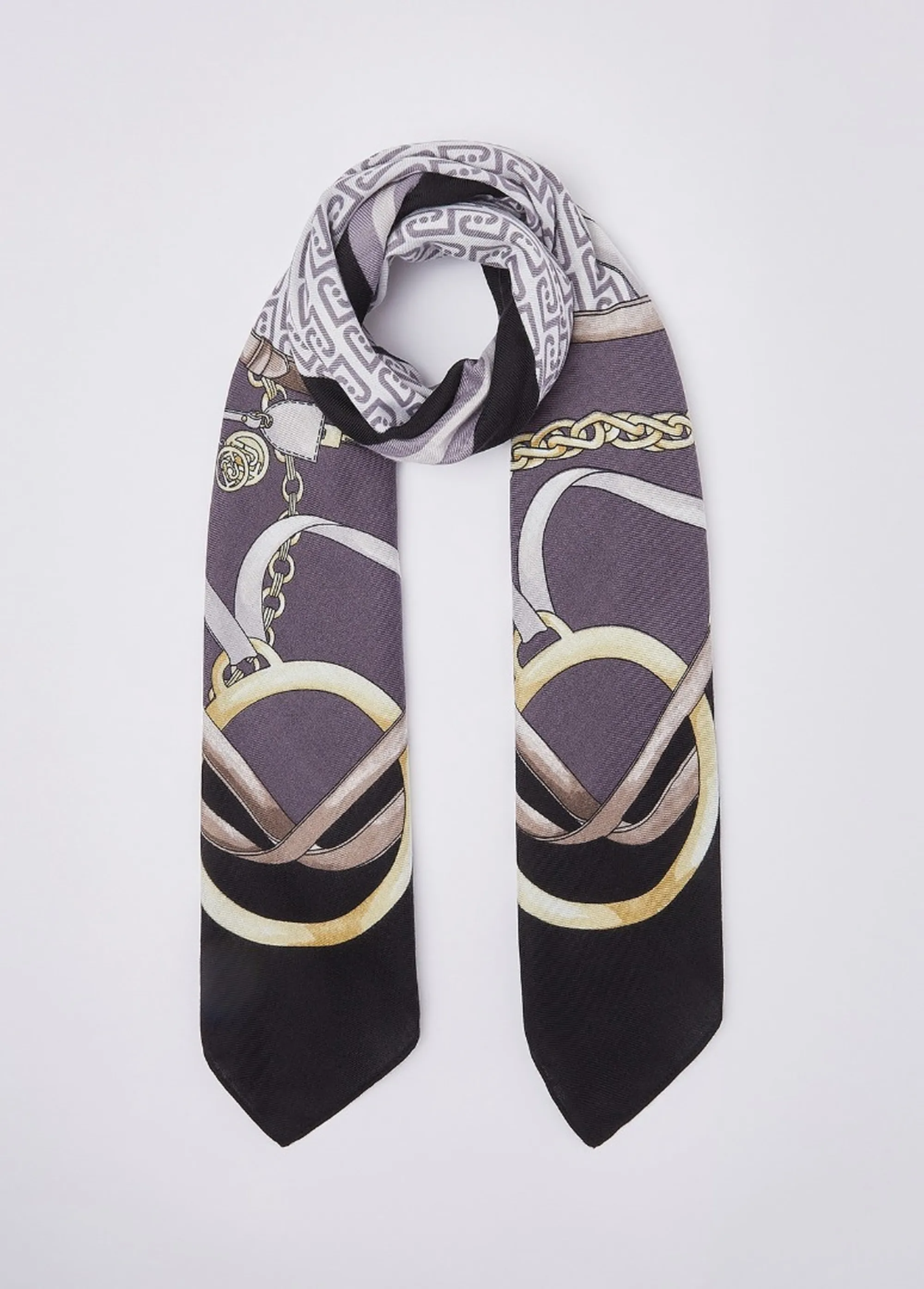 Liujo Accessori B'Large Printed Scarf' Black 2F6074T2745 188710
