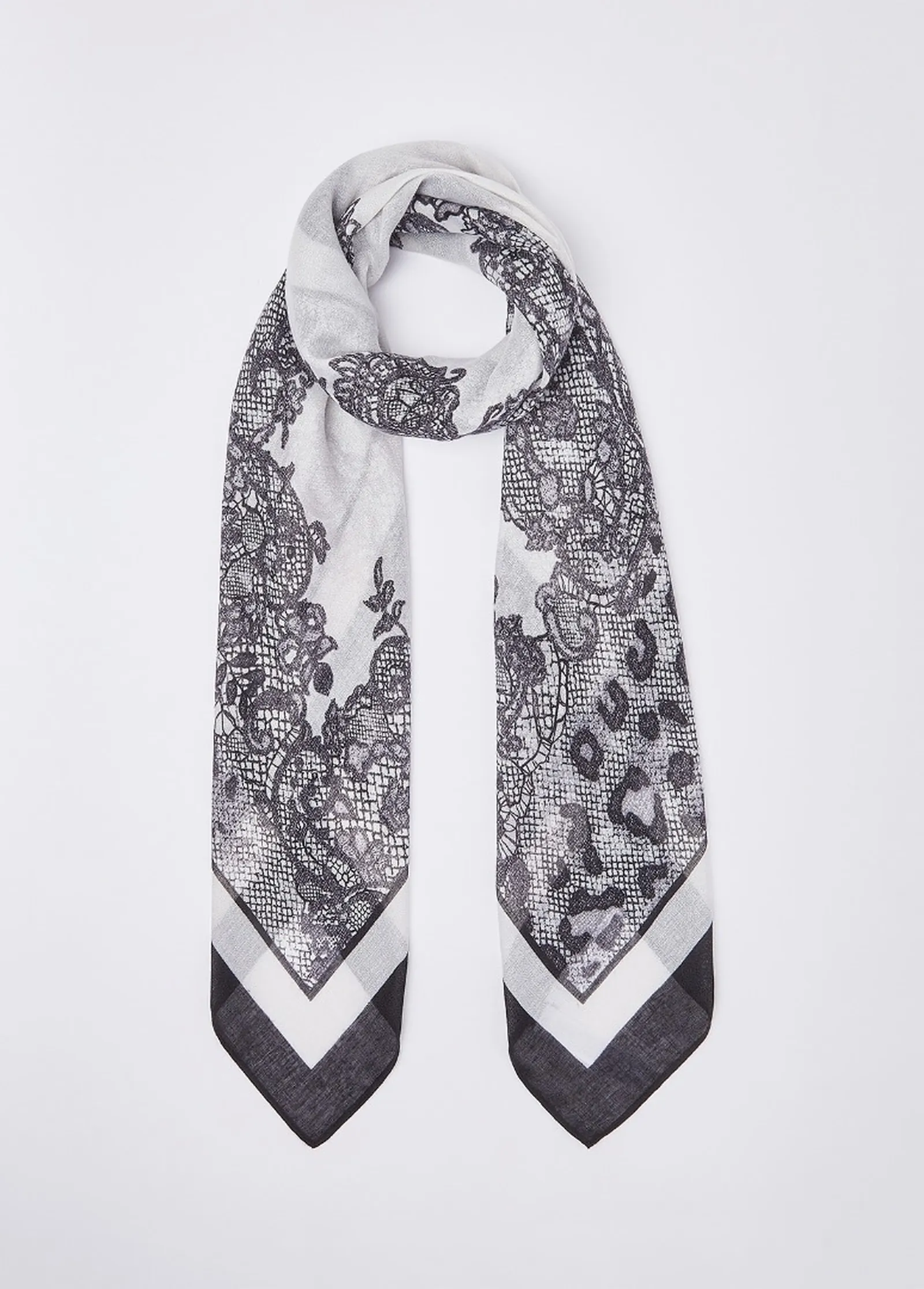 Liujo Accessori Foulard Leopard Nero 2F6073T2745 185283