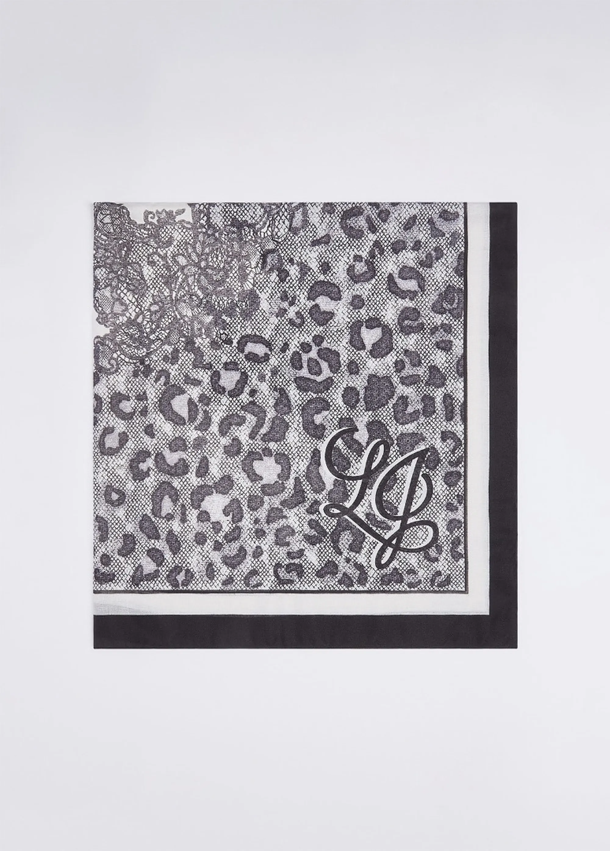 Liujo Accessori Foulard Leopard Nero 2F6073T2745 185284