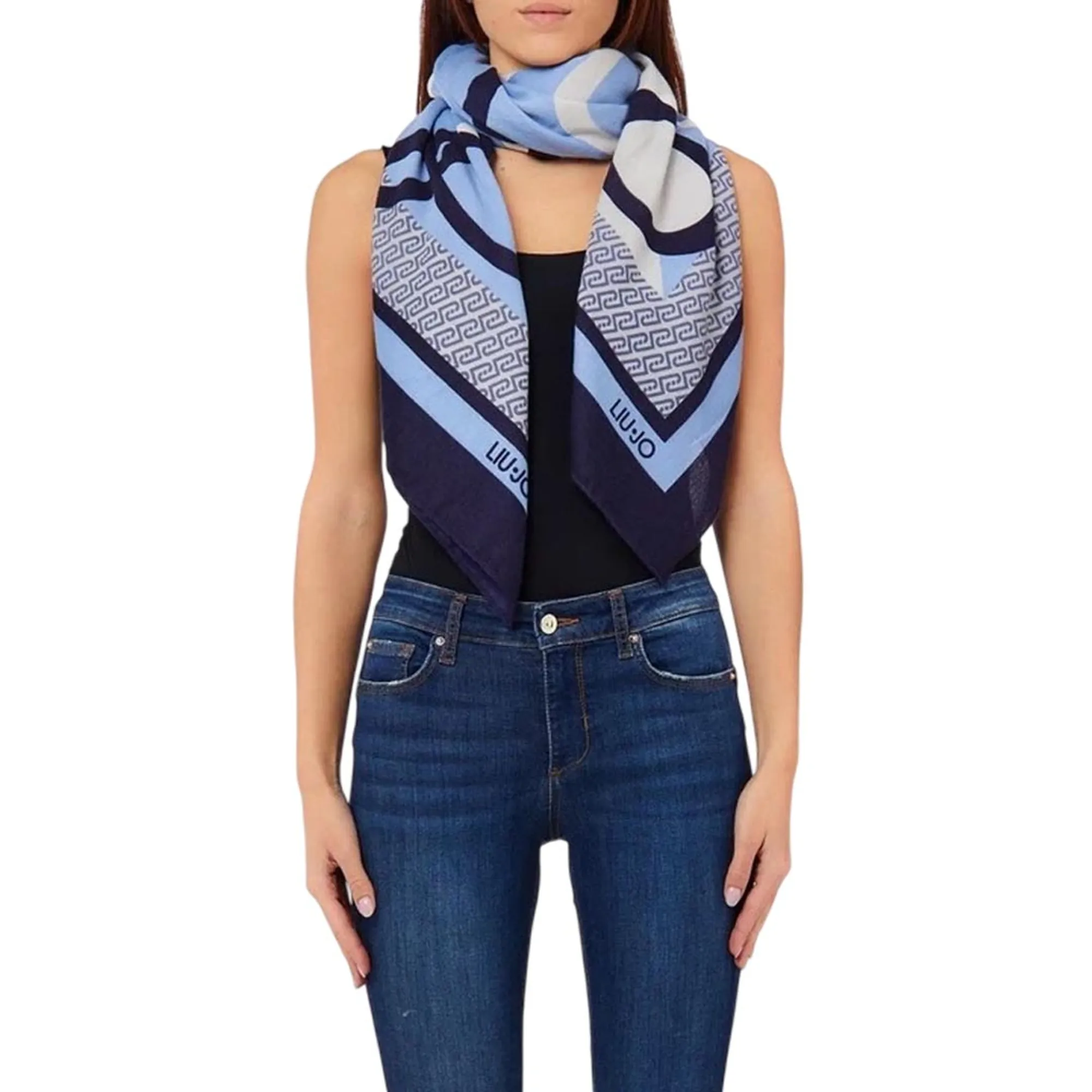 Liujo Accessori Foulard Portalog Liujo Blu Scuro 2F6068T2745 194870