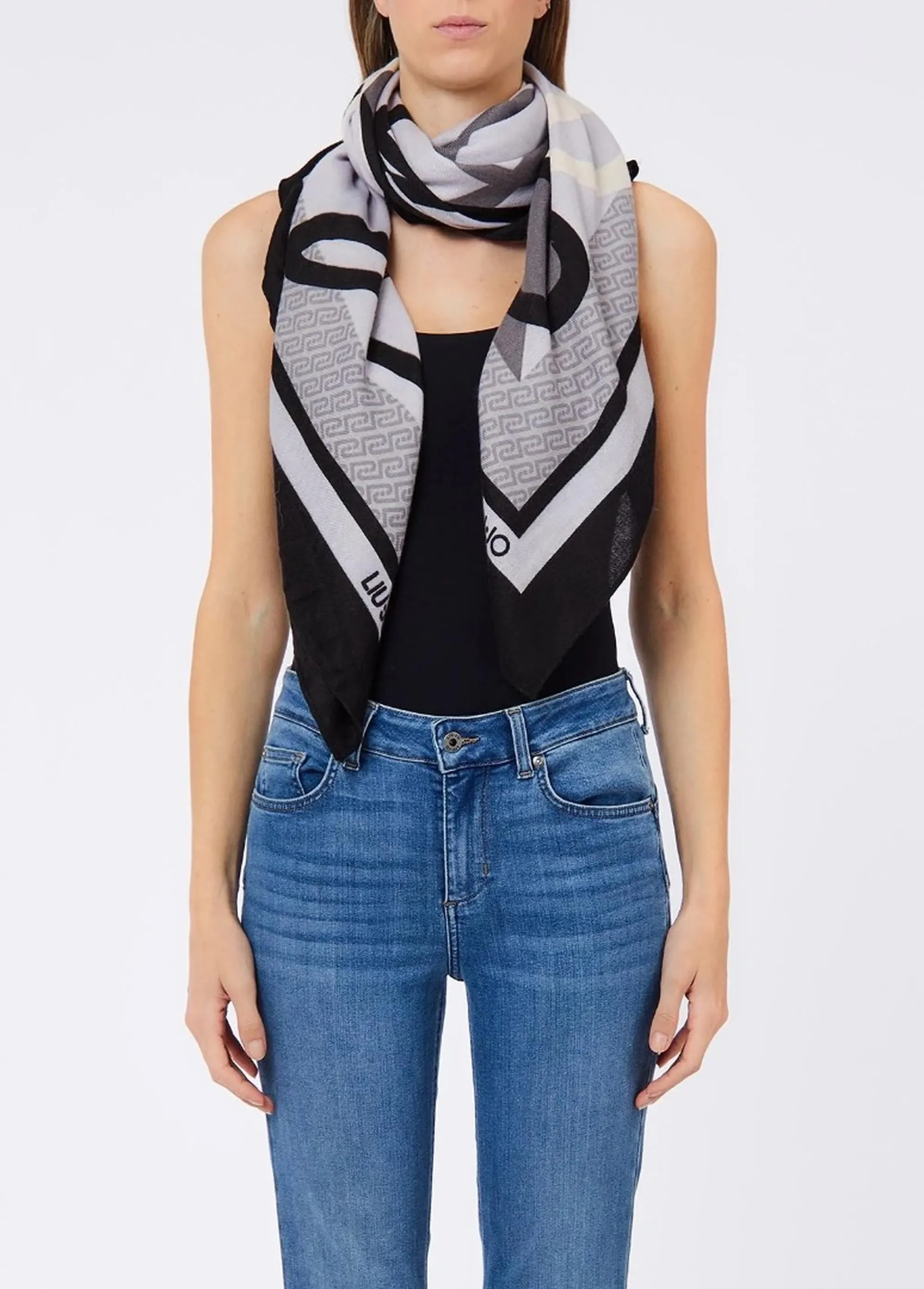 Liujo Accessori Foulard Portalog Liujo Nero 2F6068T2745 188709