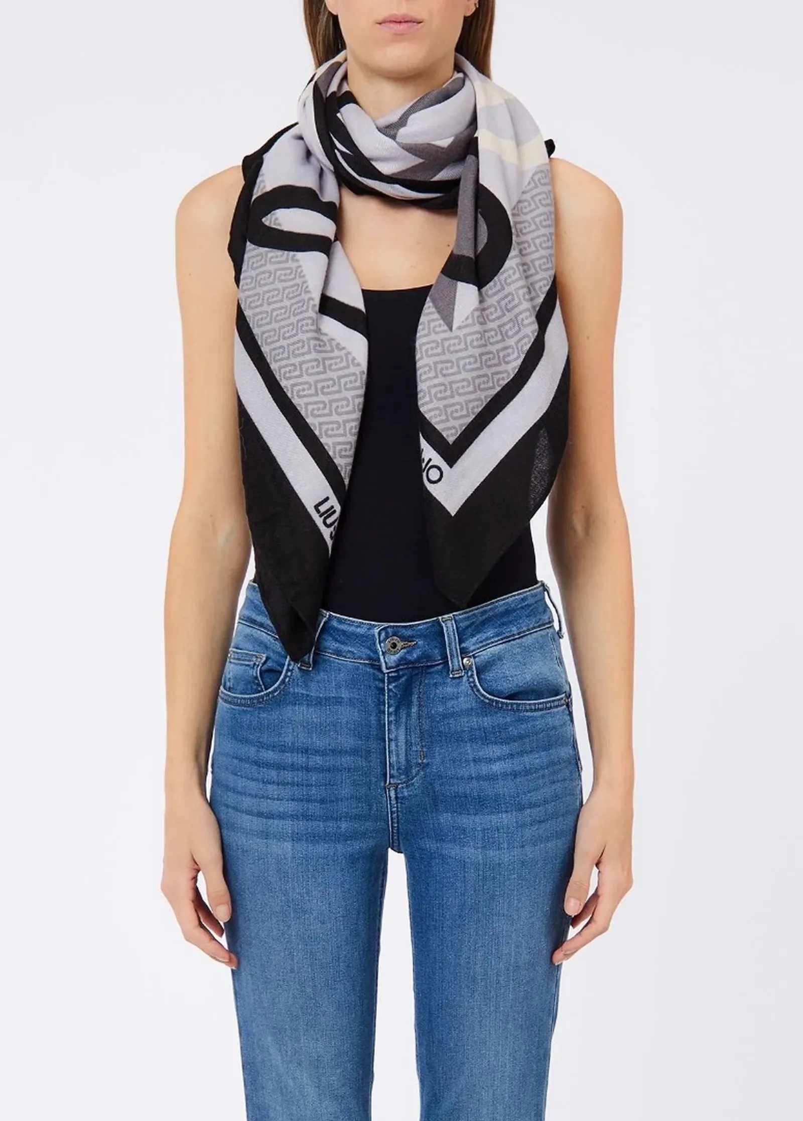 Liujo Accessori Foulard Portalog Liujo Nero 2F6068T2745 188709