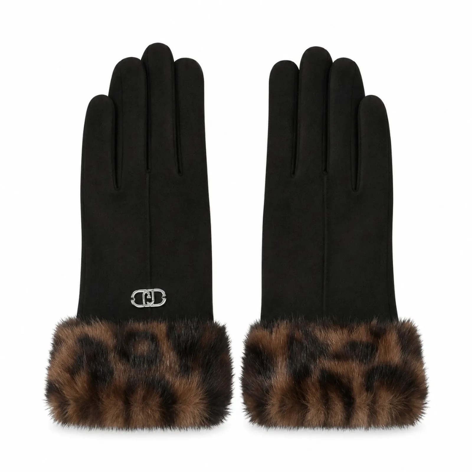Liujo Accessori Guanti Con Finta Pelliccia Nero 2F6058T2746 188678
