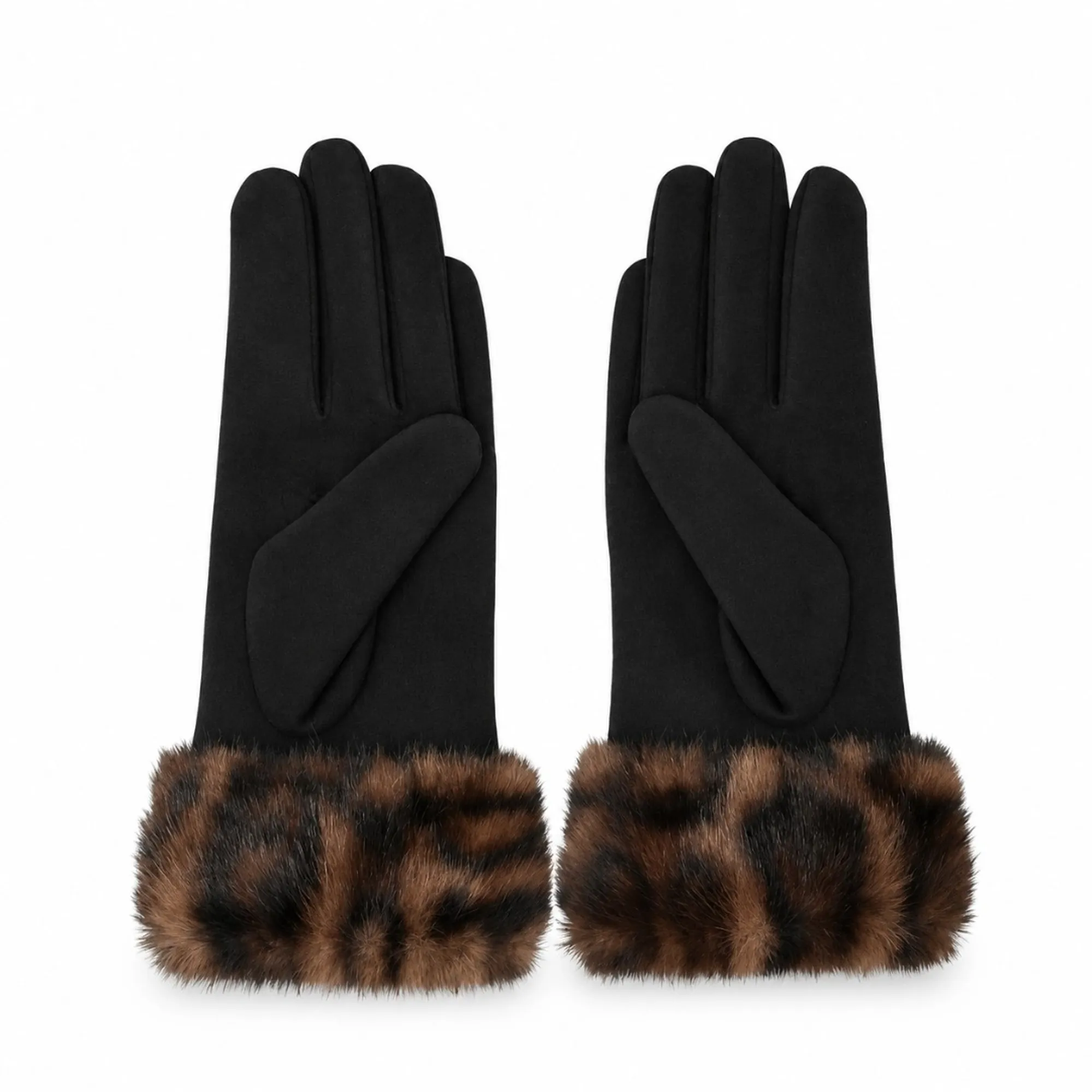 Liujo Accessori B'Faux Fur Gloves' Black 2F6058T2746 188679