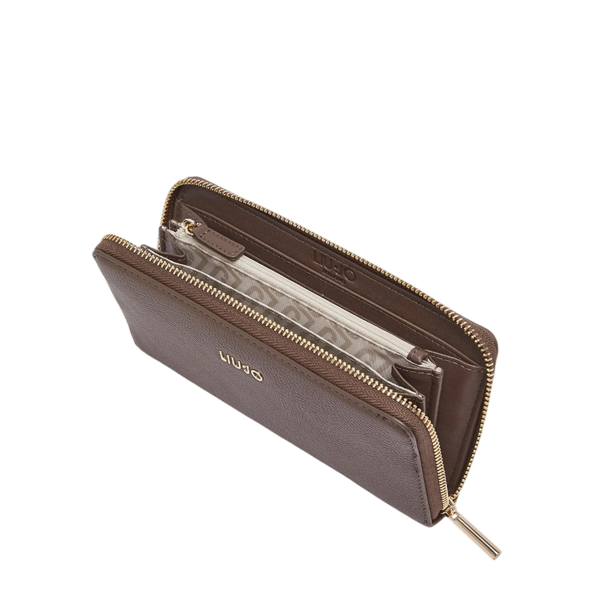 Liujo Accessori B'Large Zipper Wallet' Dark Brown Af6170E1019 193894