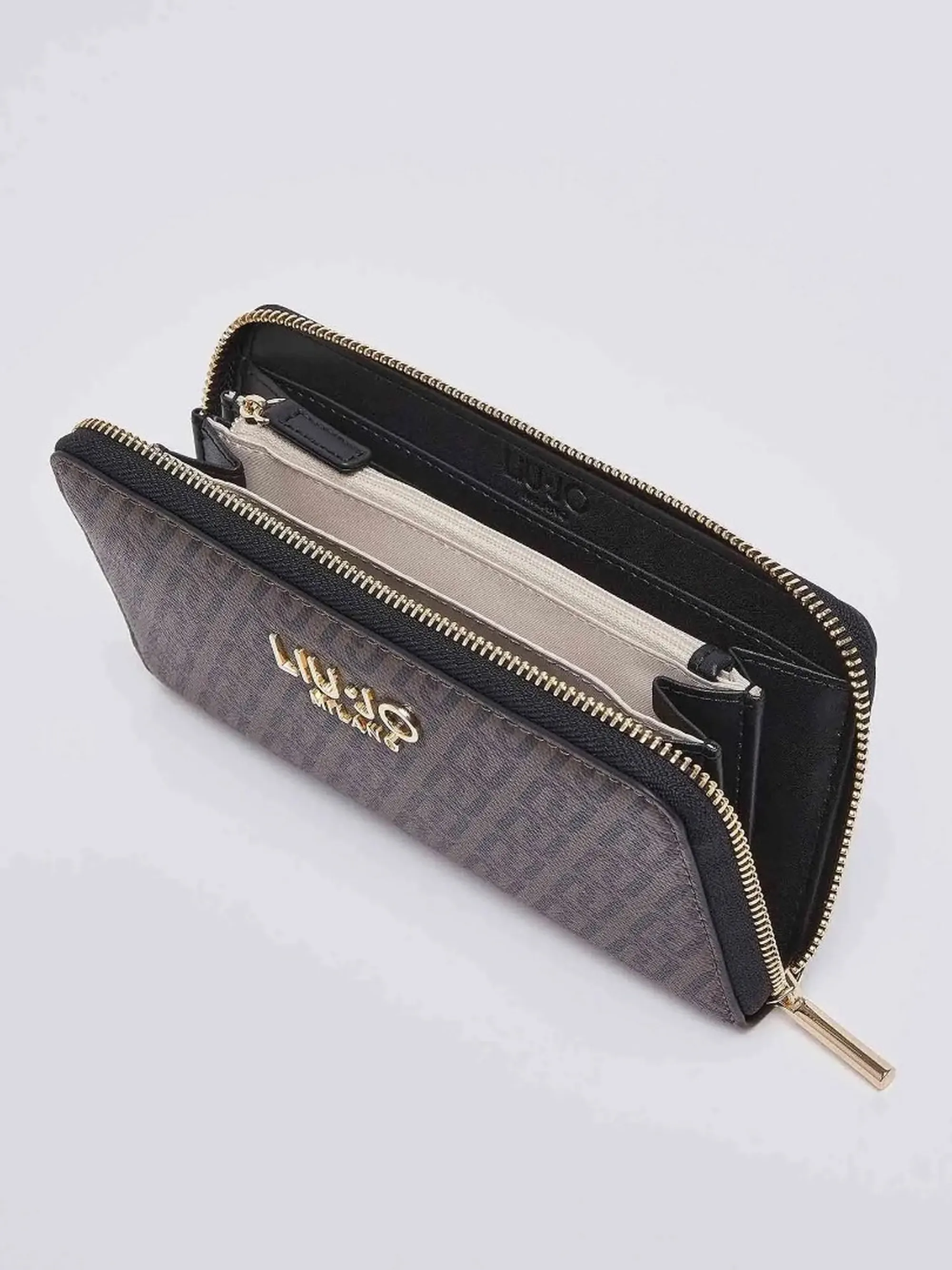 Liujo Accessori Portafoglio Grande Con Zip Testa Di Moro Af6170E1137 185421