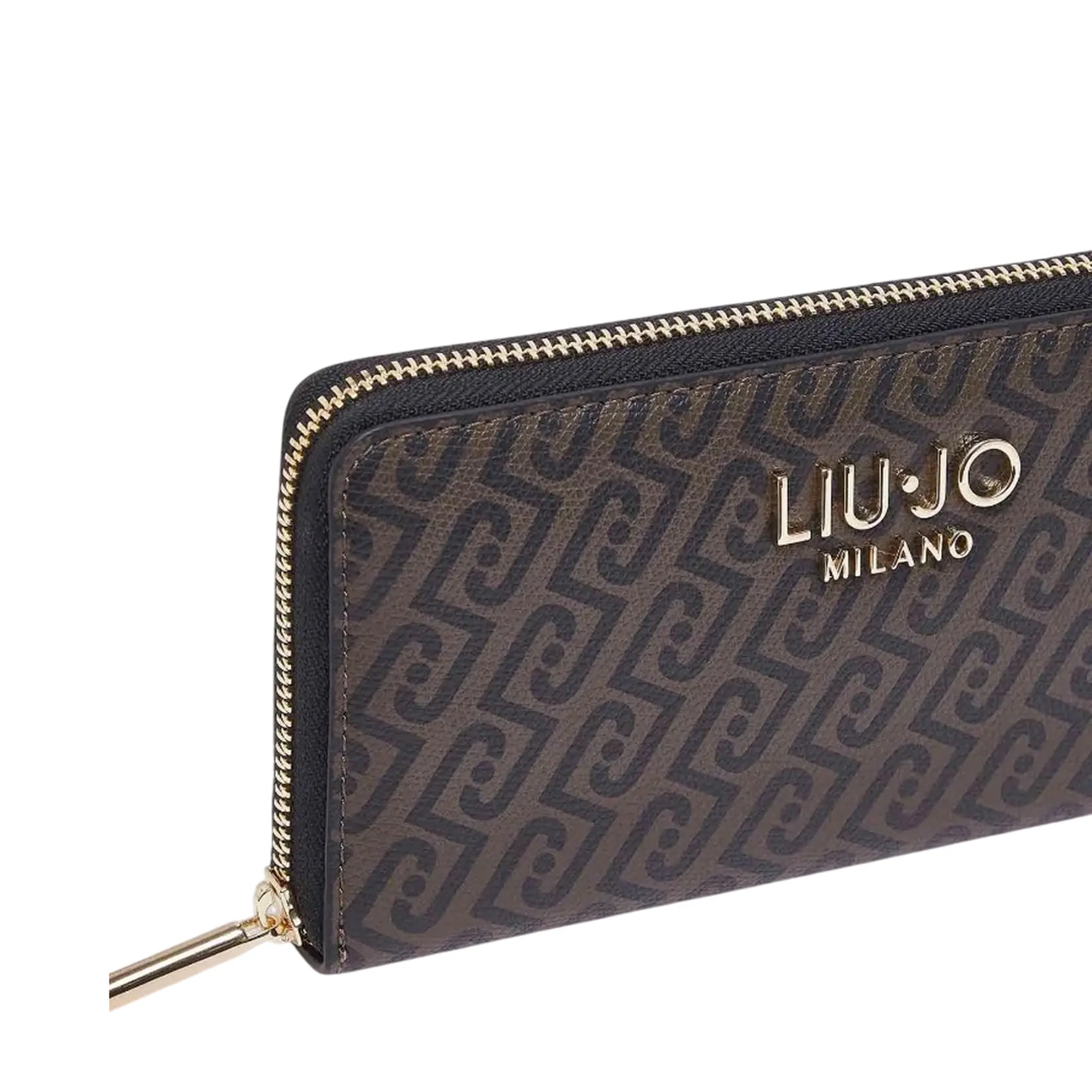 Liujo Accessori Portafoglio Grande Con Zip Testa Di Moro Af6170E1137 185749