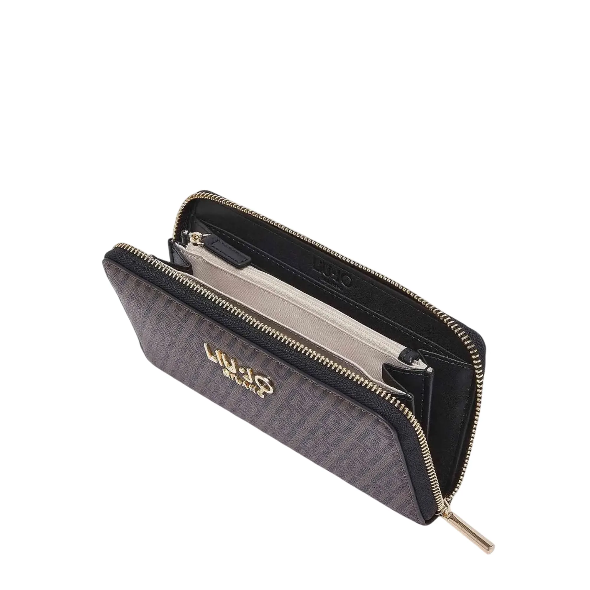 Liujo Accessori Portafoglio Grande Con Zip Testa Di Moro Af6170E1137 185750