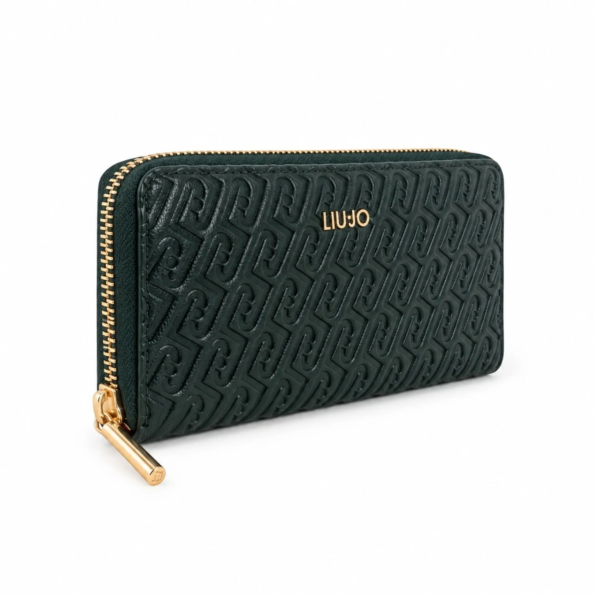 Liujo Accessori B'Large Debossed Monogram Wallet' Forest Af6170E1141 188801