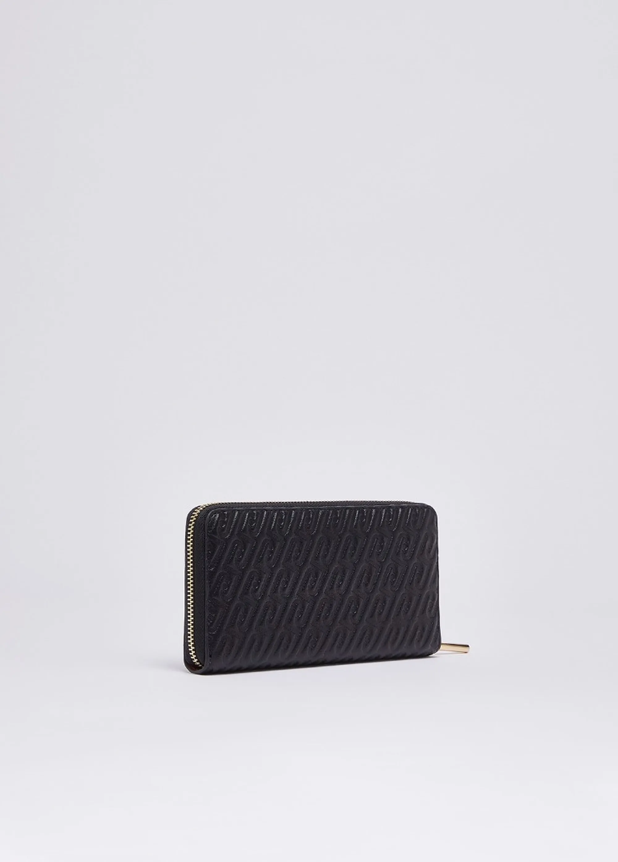 Liujo Accessori B'Large Debossed Monogram Wallet' Black Af6170E1141 187920