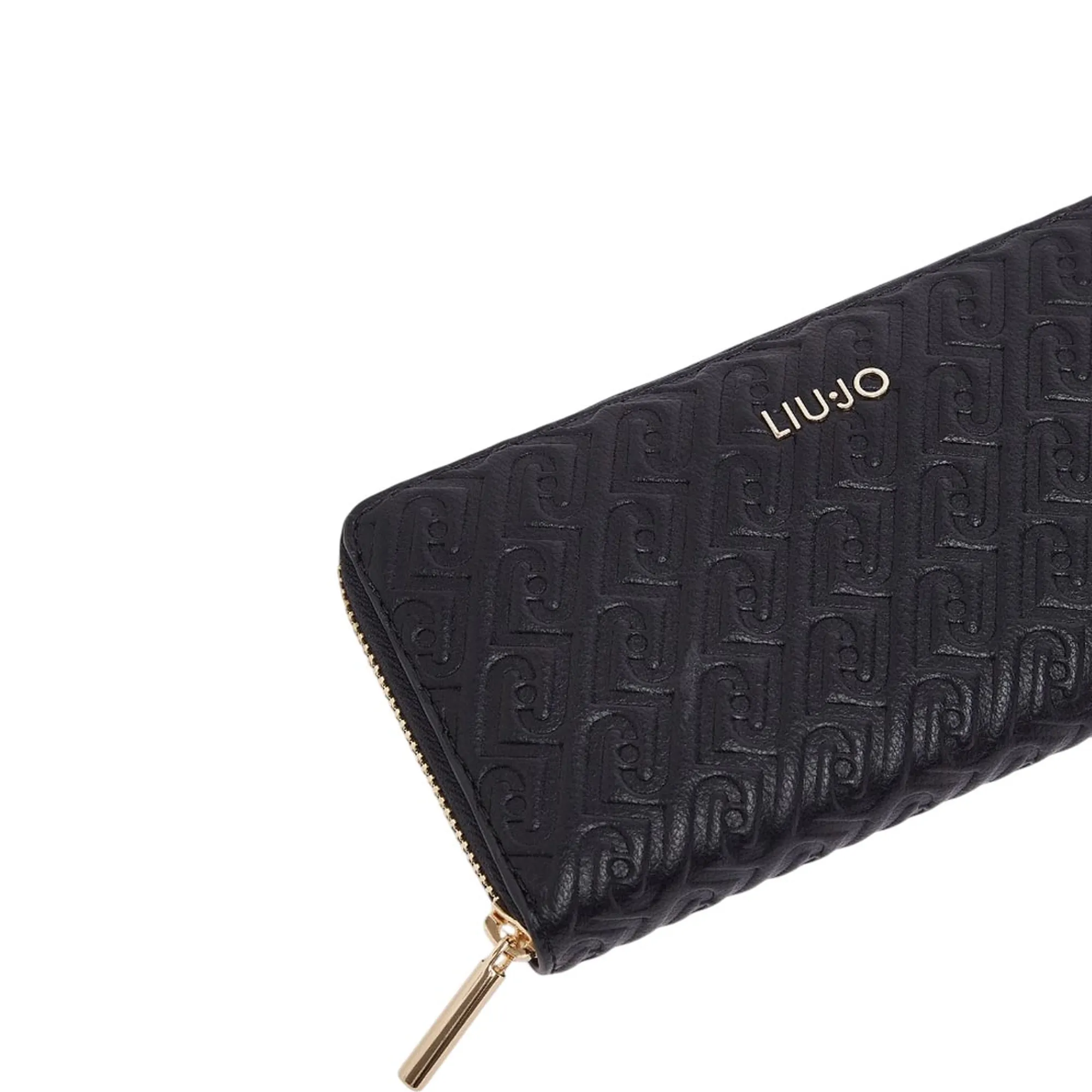 Liujo Accessori Portafoglio Monogram Debossed Grande Nero Af6170E1141 189857