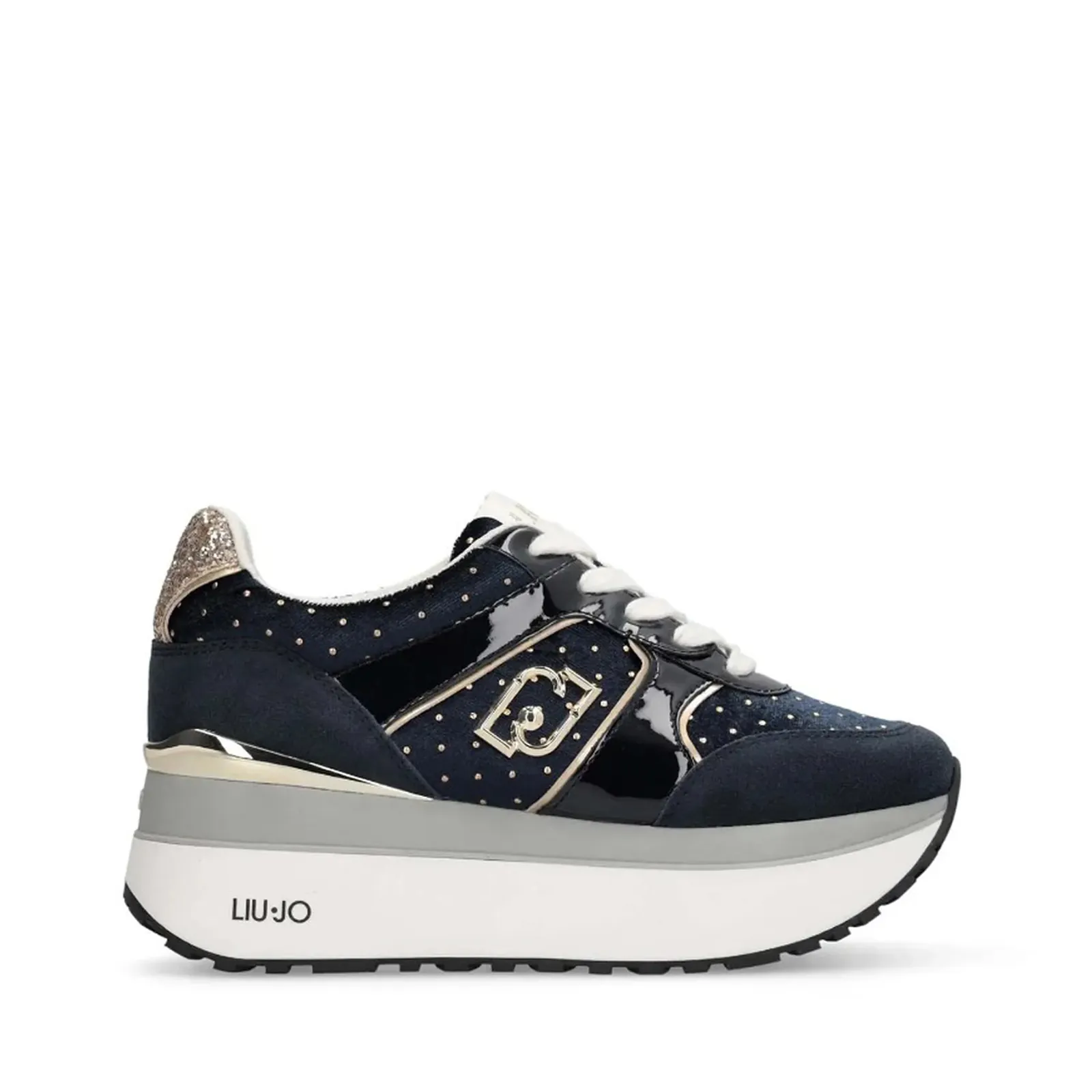 Liujo Accessori Sneakers Maxi Wonder Plus 02 Blu Scuro Bf6009Px901 183690