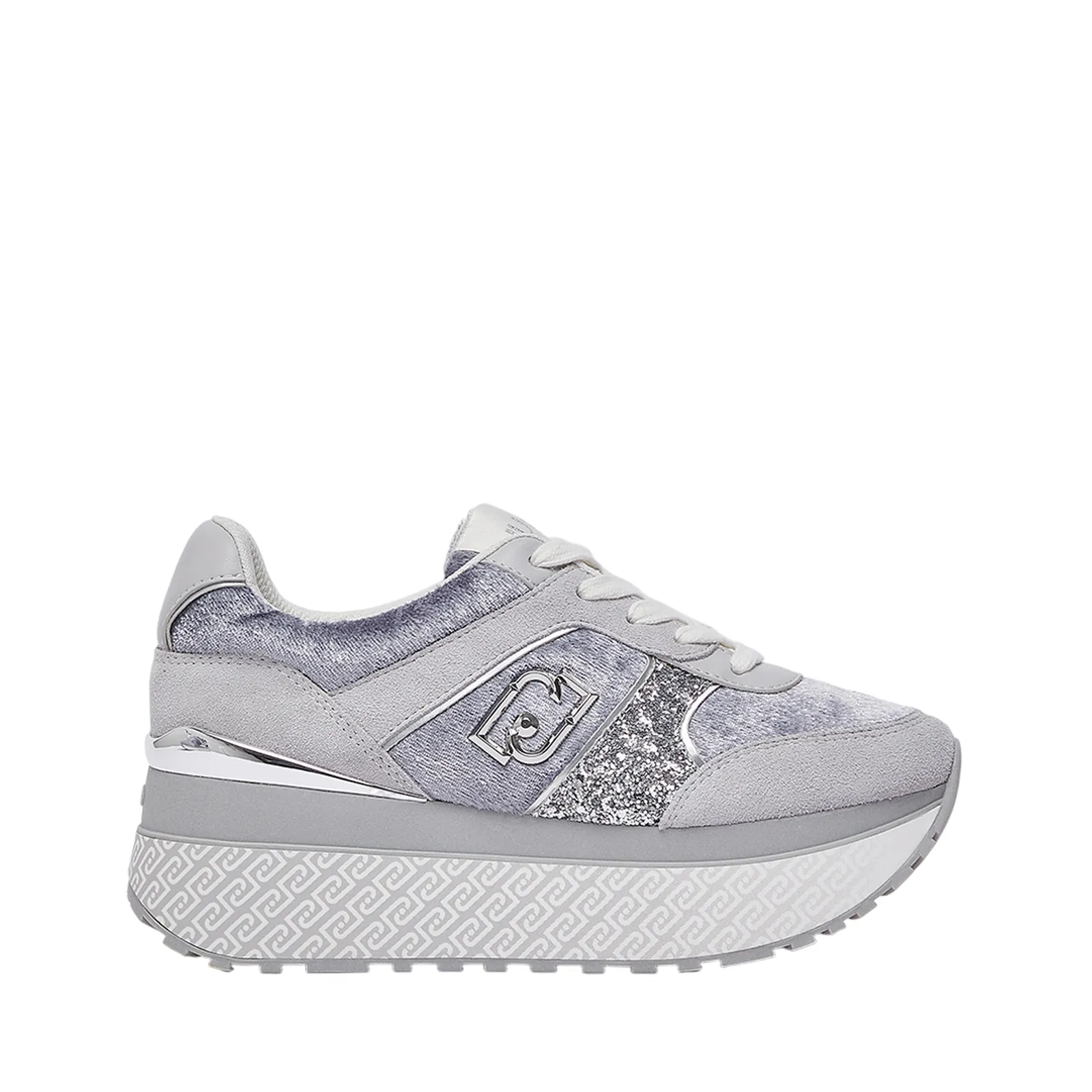 Liujo Accessori Sneakers Maxi Wonder Plus 02 Silver Bf6009Px066 183702